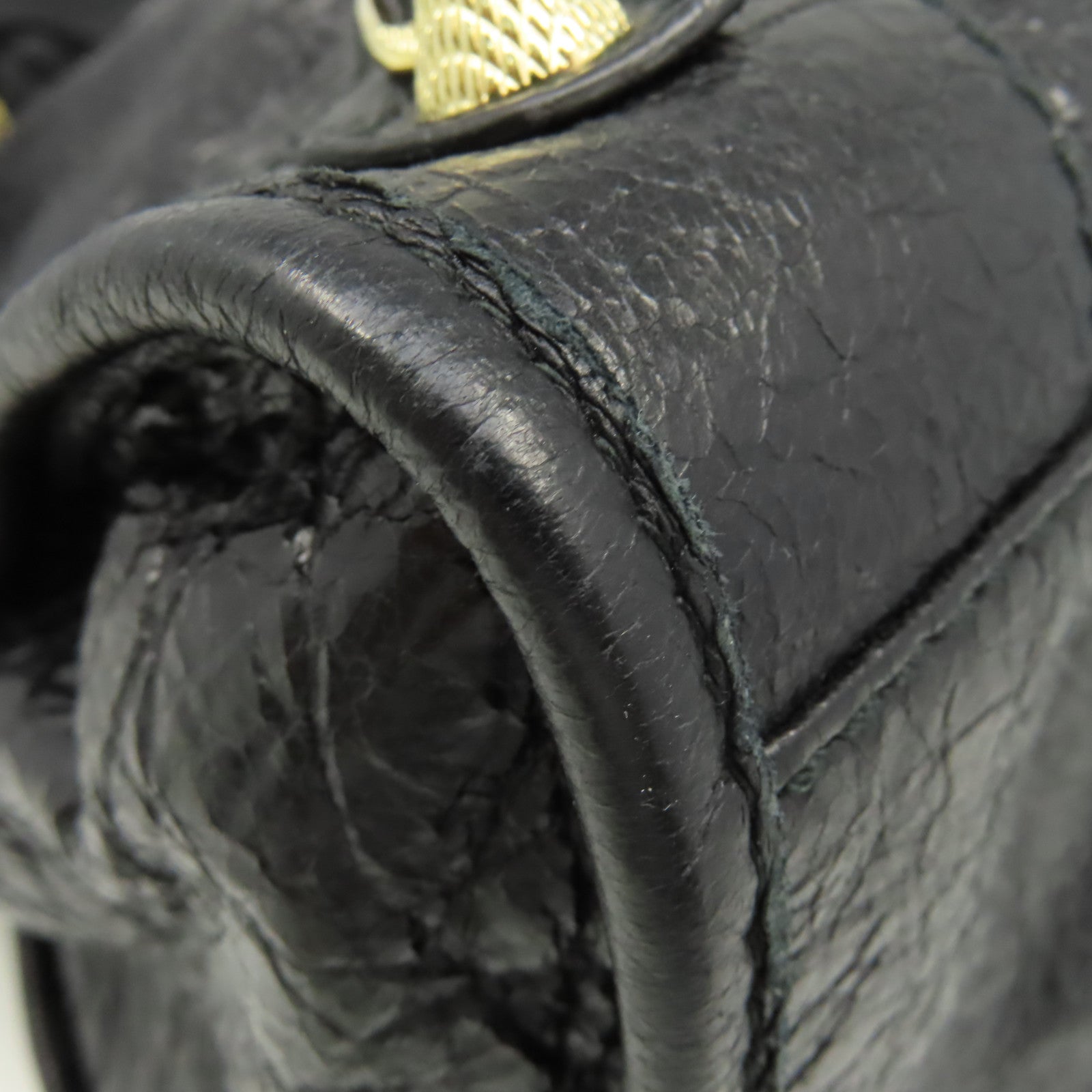 BALENCIAGA 牛皮皮革City 2Way Shoulder Bag手挽肩背兩用袋黑色