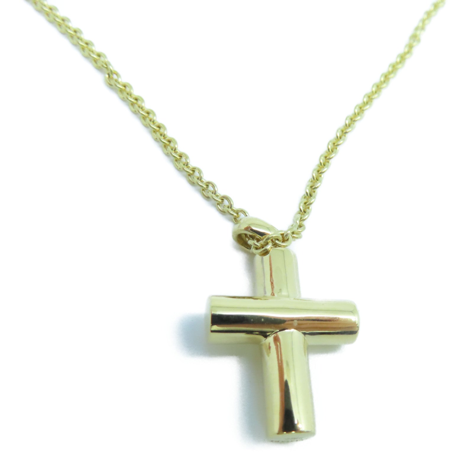 BVLGARI 【激減優惠】18K黃金Latin Cross Necklace項鍊