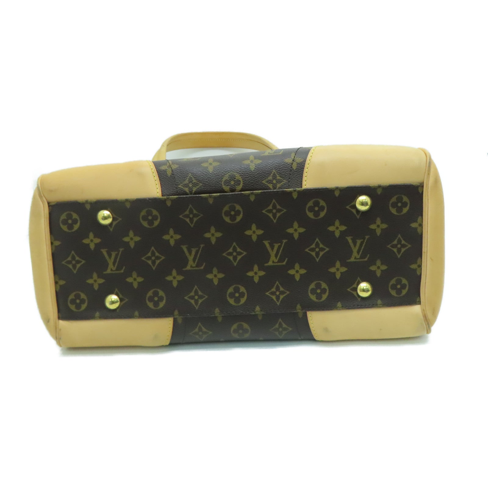 LOUIS VUITTON Monogram Beverly GM金扣手挽袋/肩背袋啡色