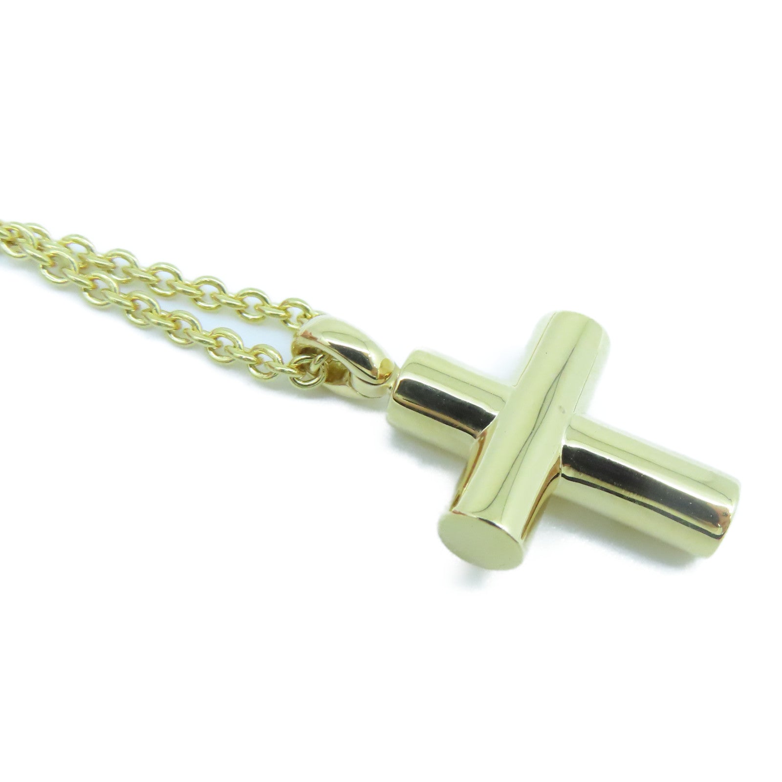 BVLGARI 【激減優惠】18K黃金Latin Cross Necklace項鍊