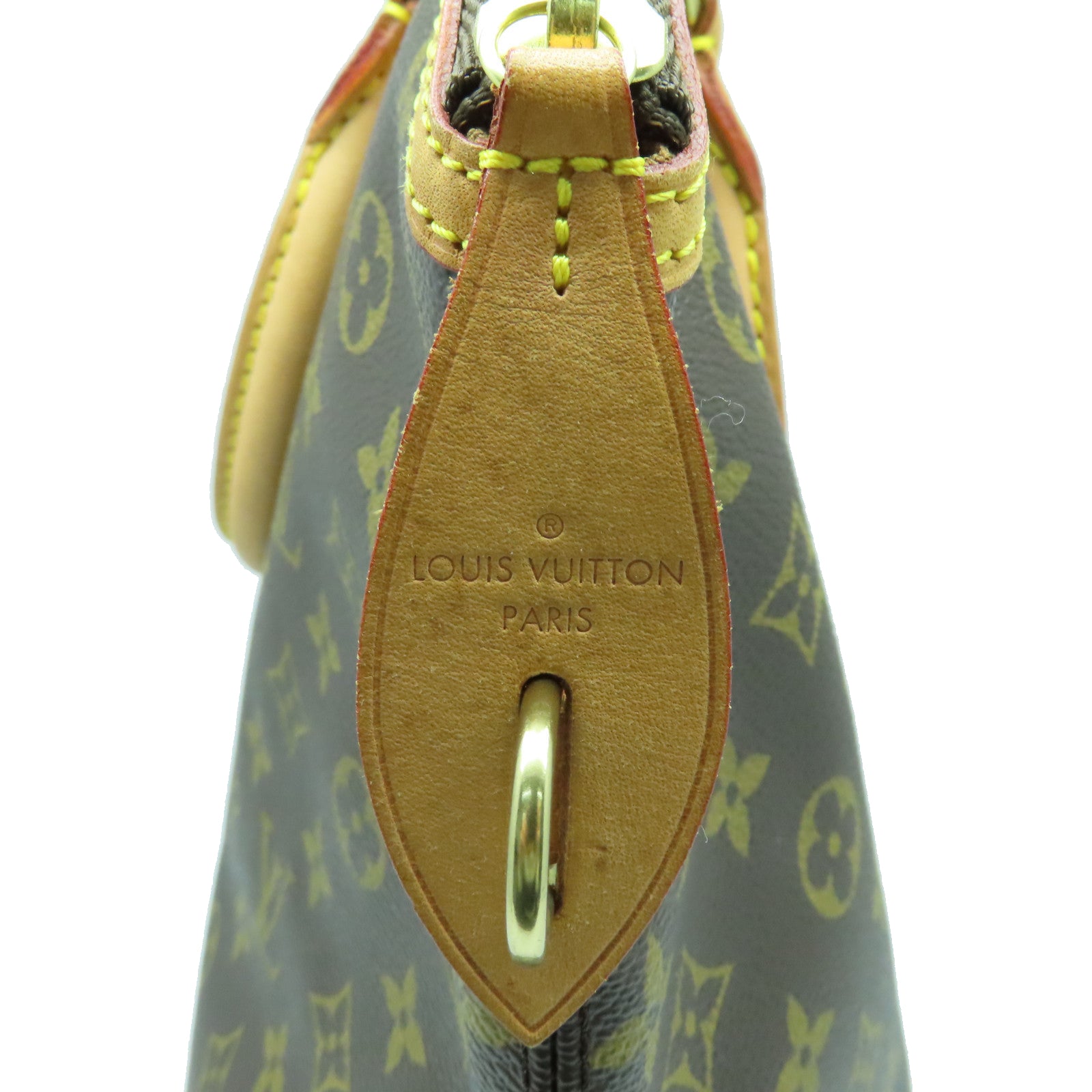LOUIS VUITTON Monogram Lockit Vertical金扣手挽袋啡色