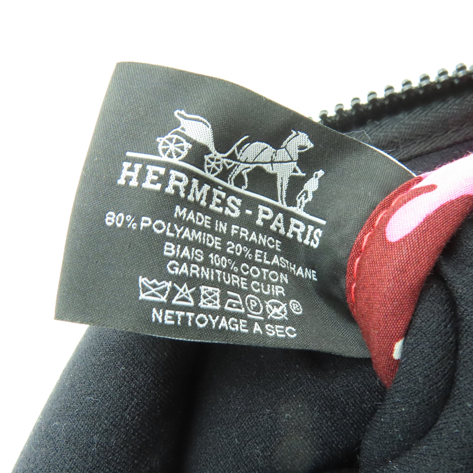 HERMES 【激減優惠】尼龍Pouch手拿包紅色