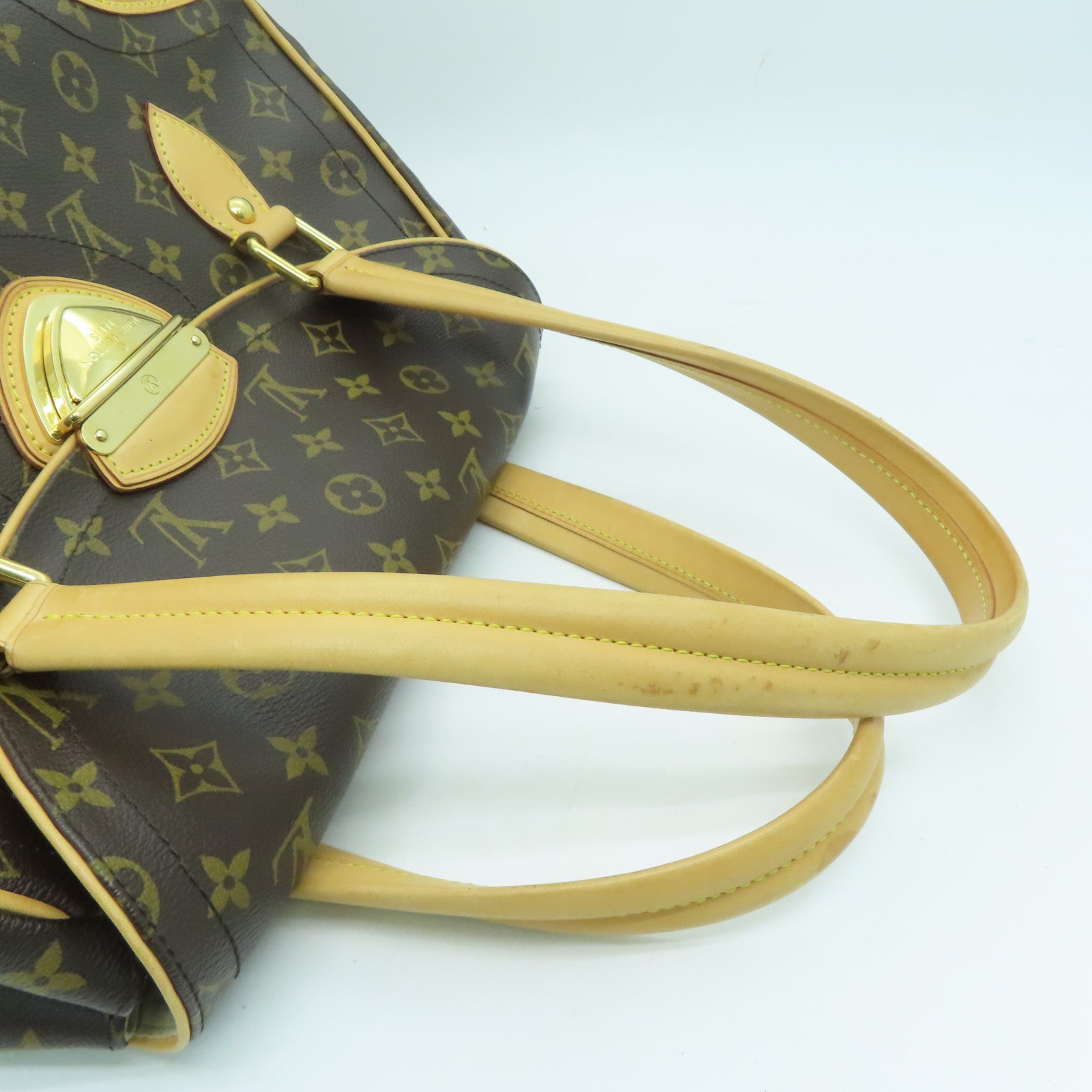 LOUIS VUITTON Monogram Beverly GM金扣手挽袋/肩背袋啡色