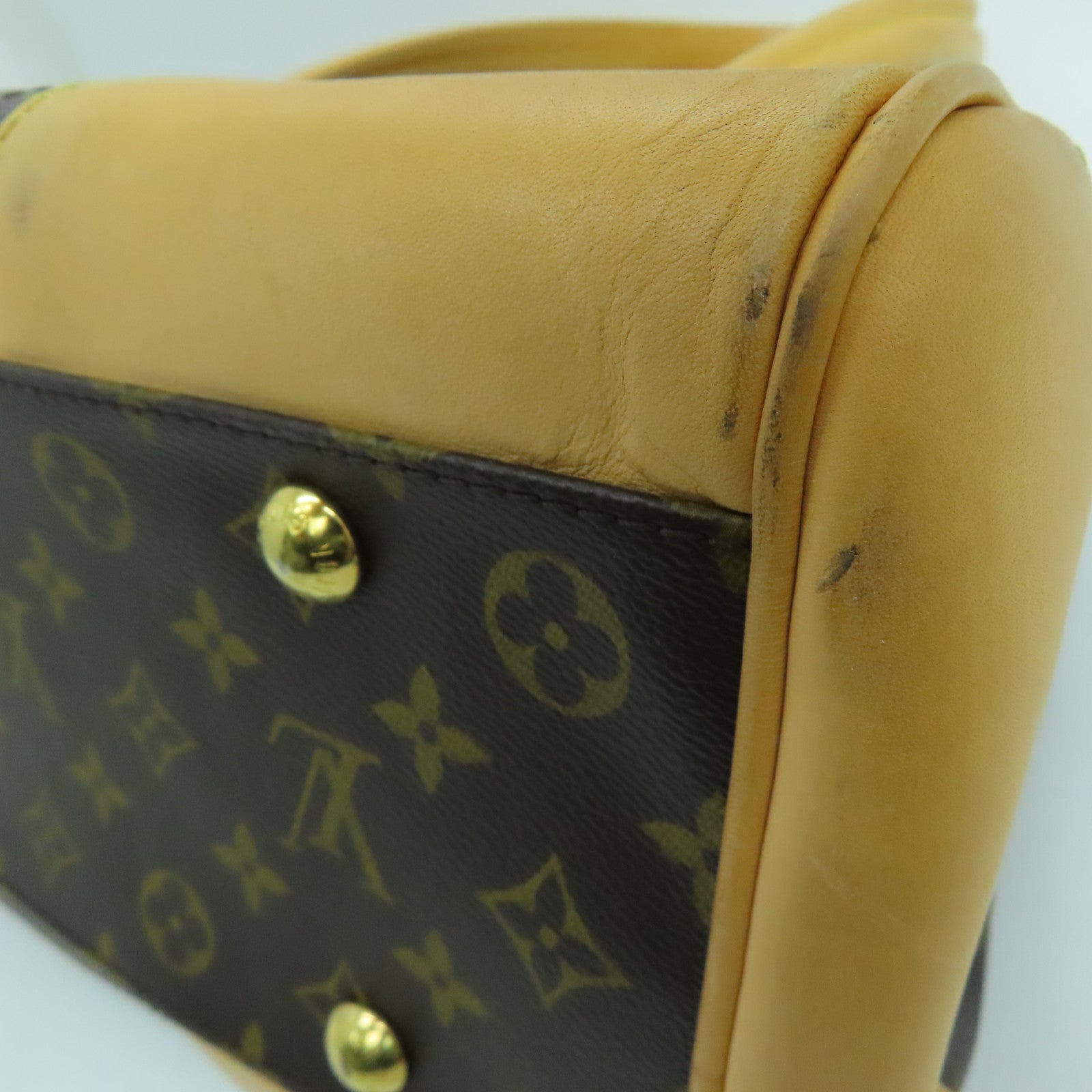 LOUIS VUITTON Monogram Beverly GM金扣手挽袋/肩背袋啡色