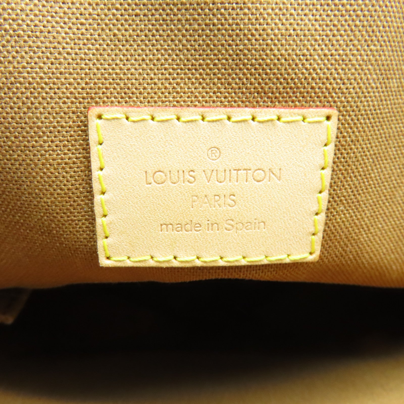 LOUIS VUITTON Monogram Lockit Vertical金扣手挽袋啡色