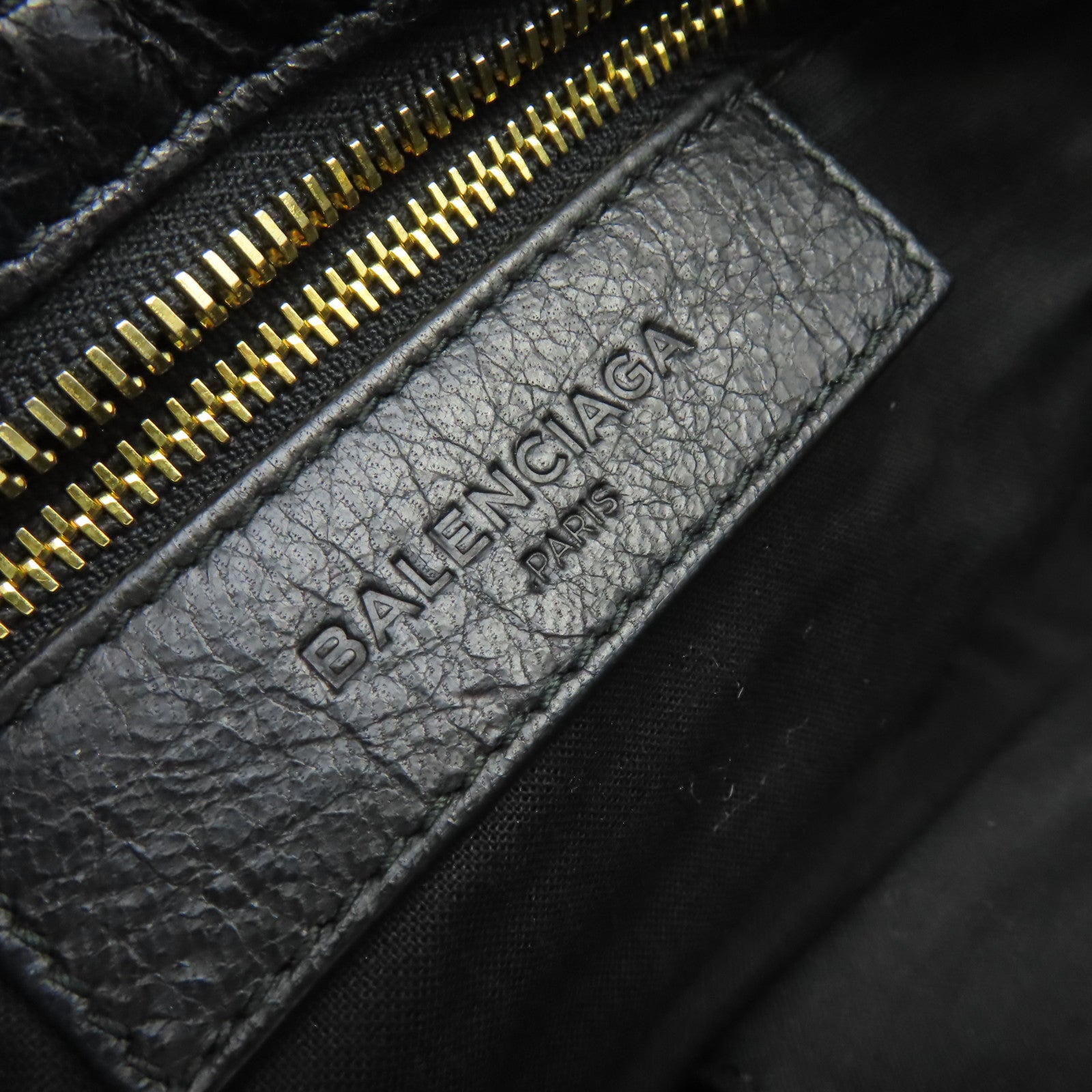 BALENCIAGA 牛皮皮革City 2Way Shoulder Bag手挽肩背兩用袋黑色