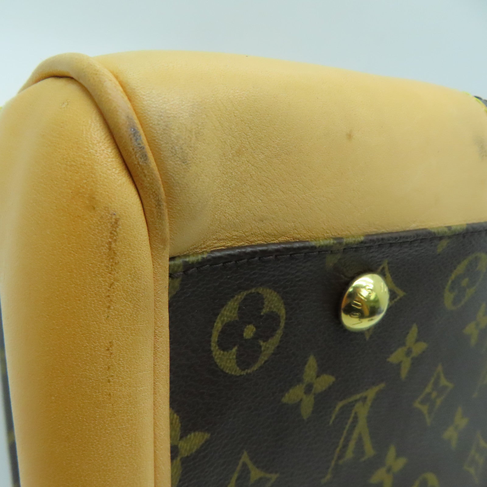 LOUIS VUITTON Monogram Beverly GM金扣手挽袋/肩背袋啡色