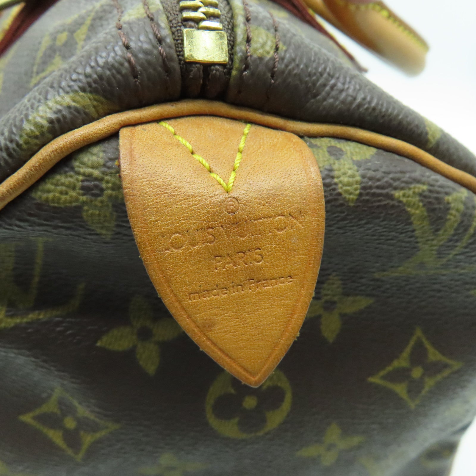 LOUIS VUITTON Monogram Speedy 30金扣手挽袋啡色