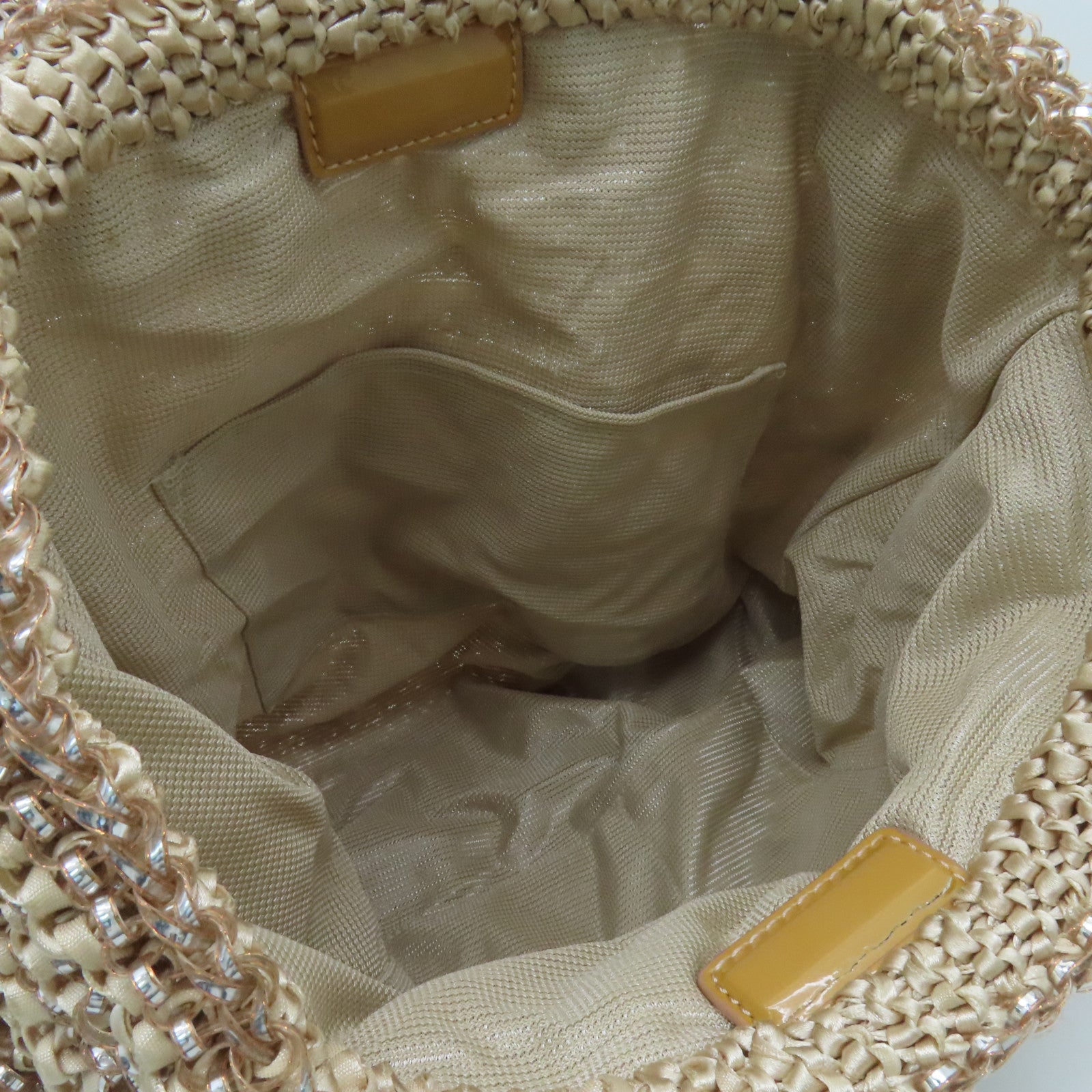 ANTEPRIMA PVC Shoulder Bag銀扣肩背袋米色/銀色