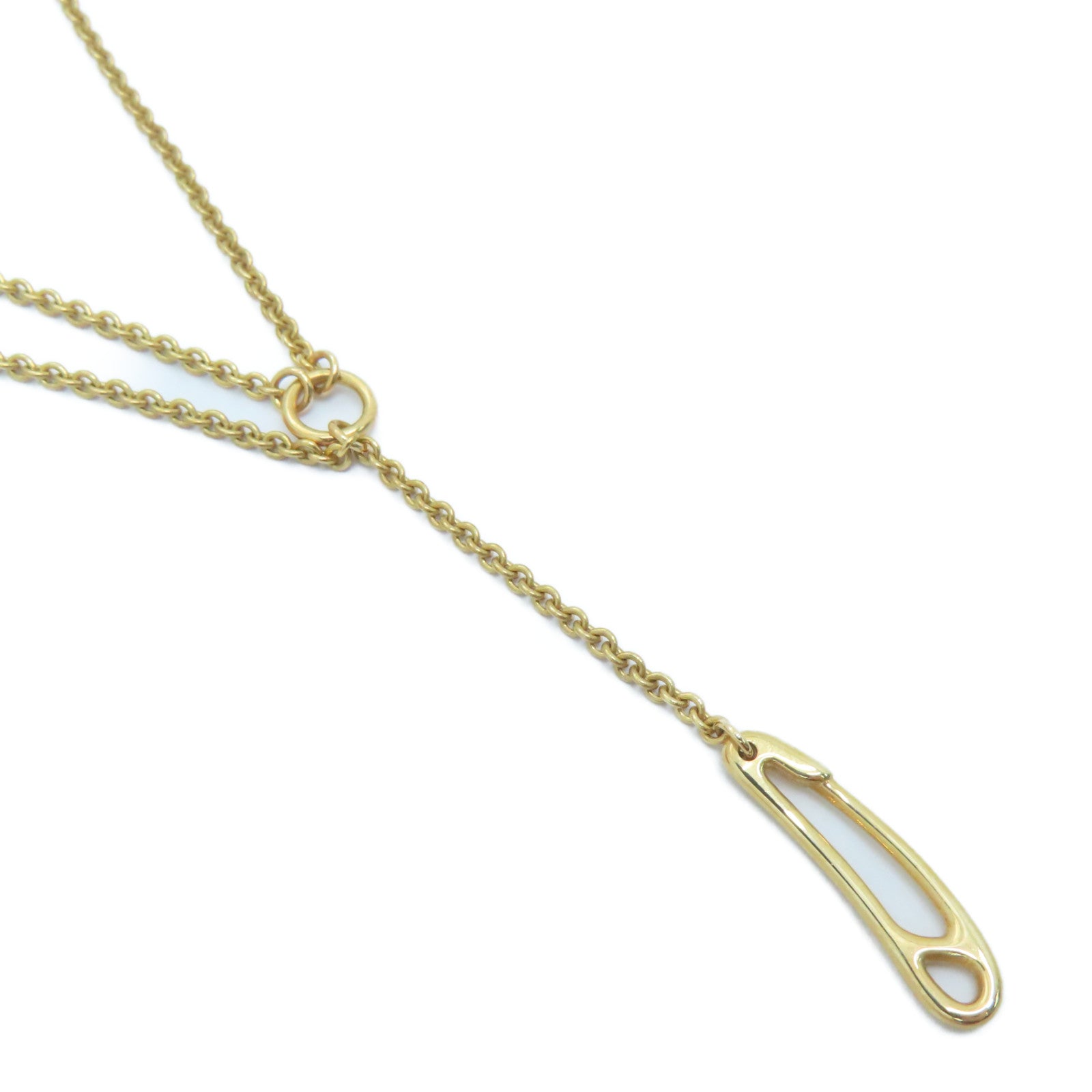HERMES 18K玫瑰金Collier Chaine D Ancre Mini Punk项链