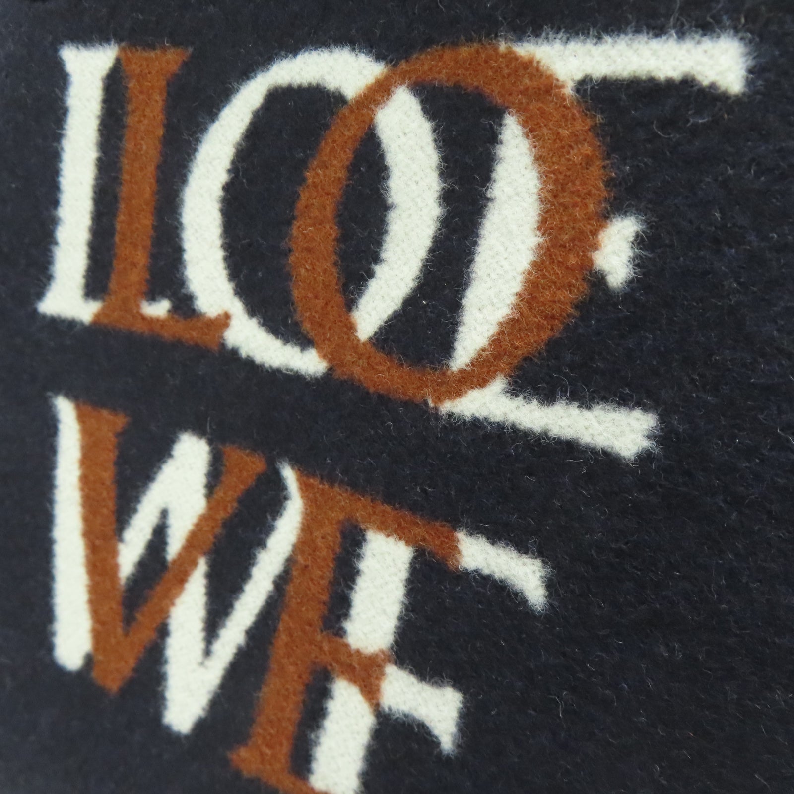 LOEWE Velvet/Cow Leather Anagram Shoulder Bag Black/Brown
