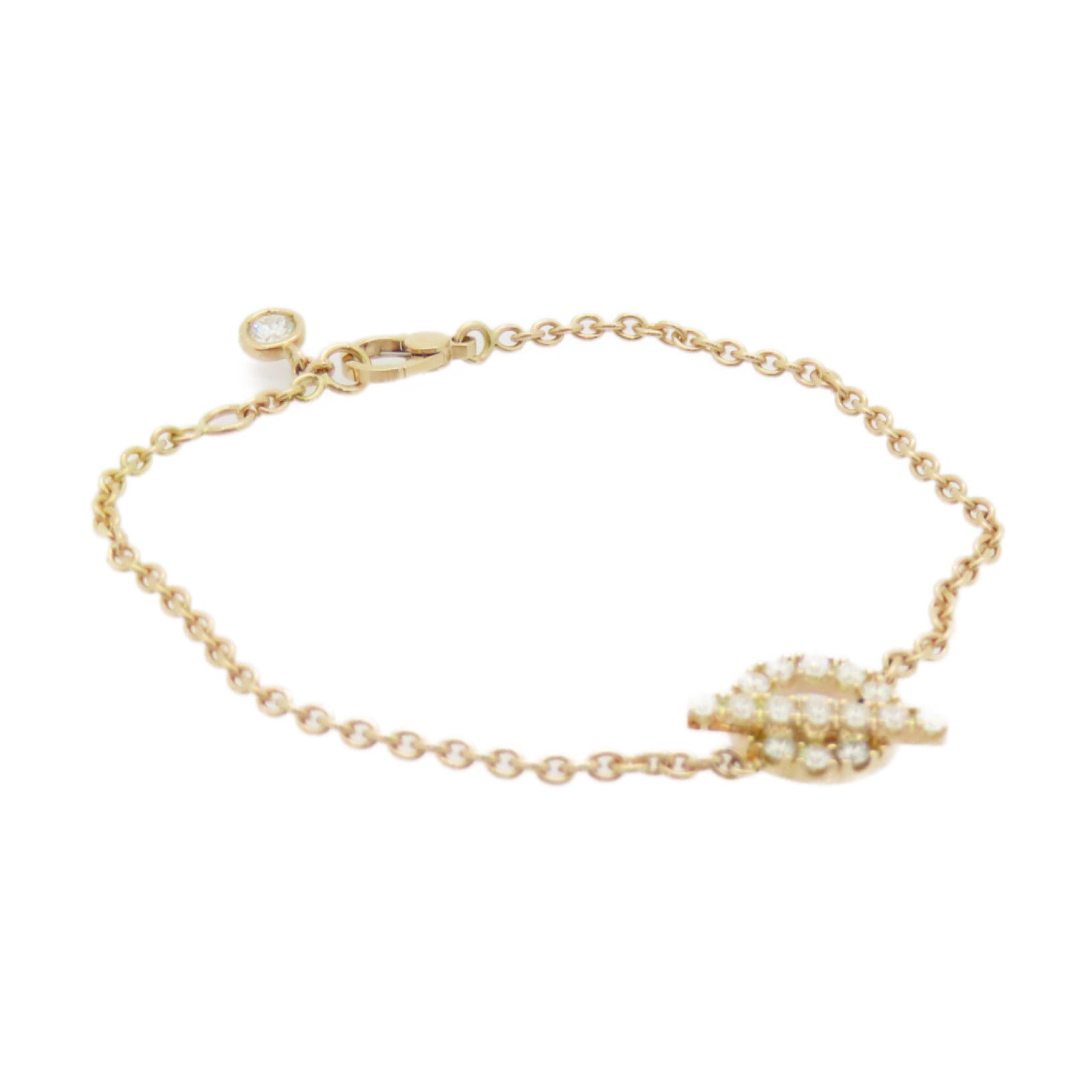 JEWELRY 18K玫瑰金Finesse Bracelet 0.55ct钻石手链