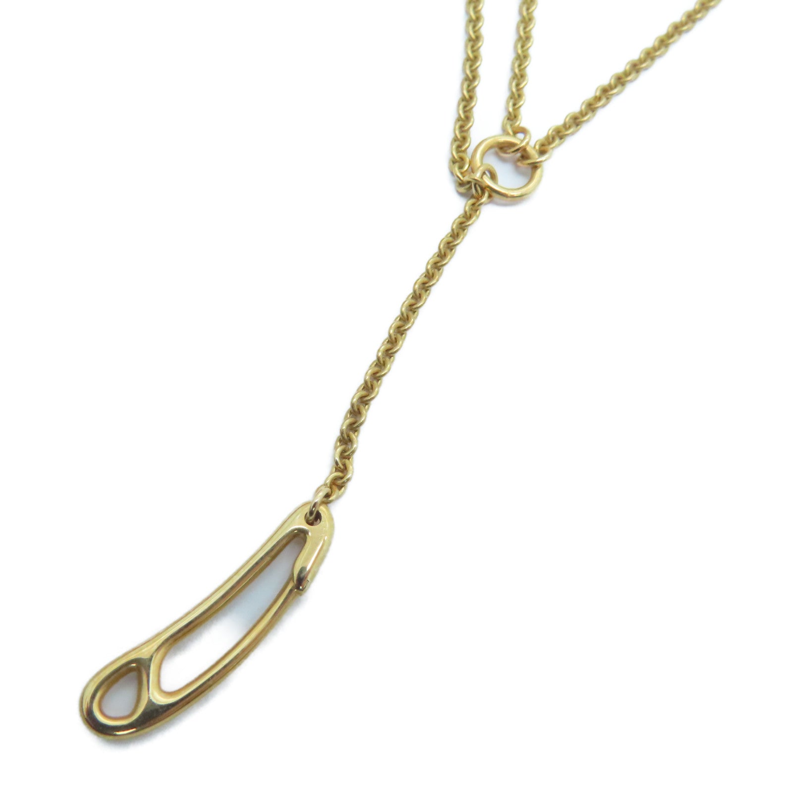HERMES 18K玫瑰金Collier Chaine D Ancre Mini Punk项链