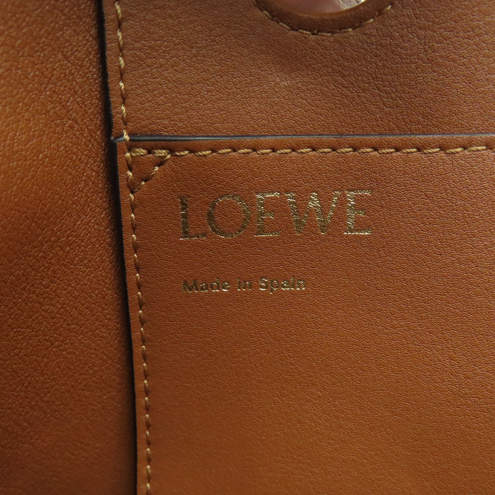 LOEWE Velvet/Cow Leather Anagram Shoulder Bag Black/Brown