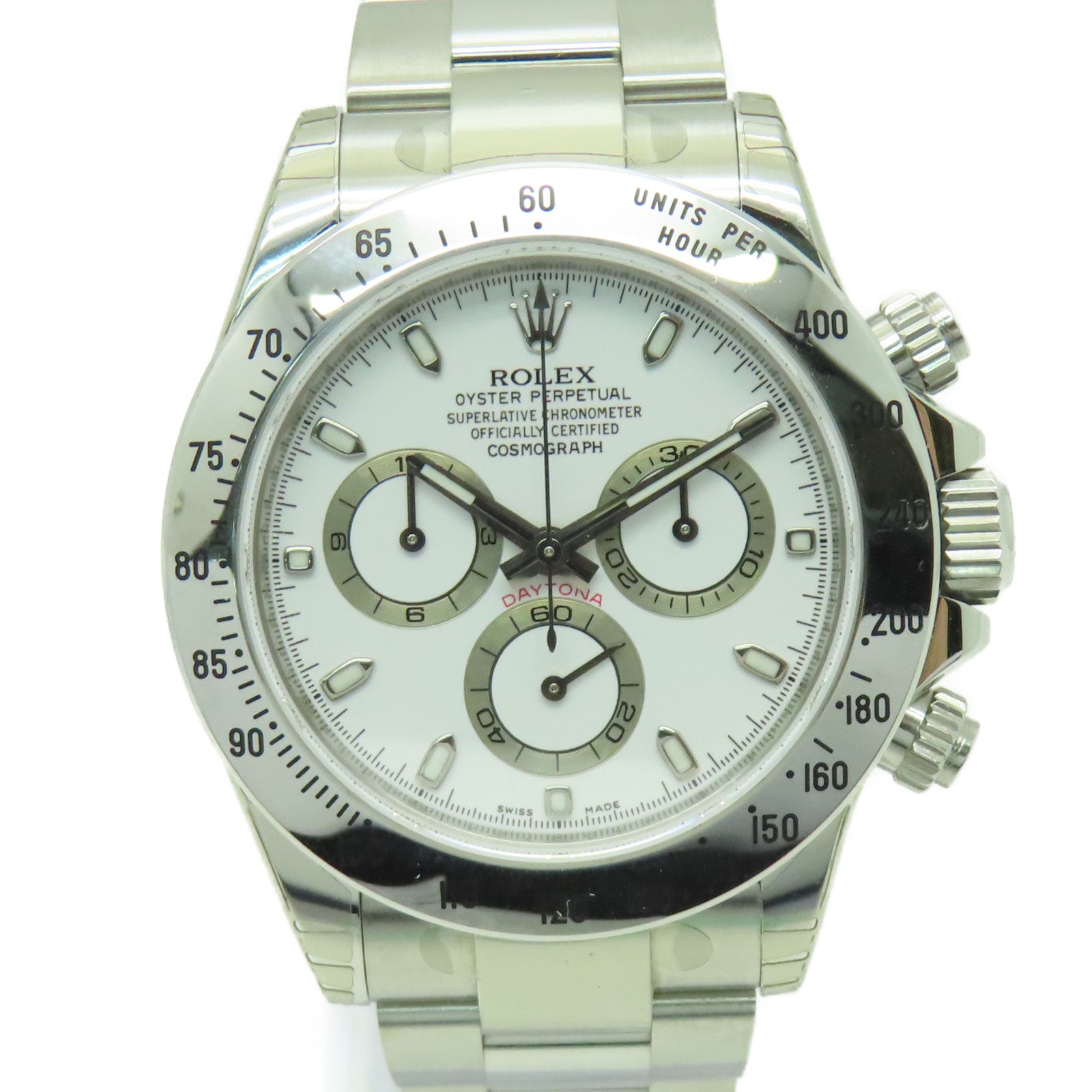 ROLEX Daytona不鏽鋼手錶自動機芯白色