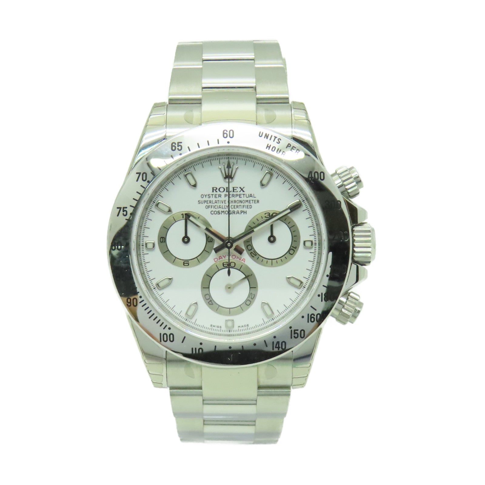 ROLEX Daytona不鏽鋼手錶自動機芯白色