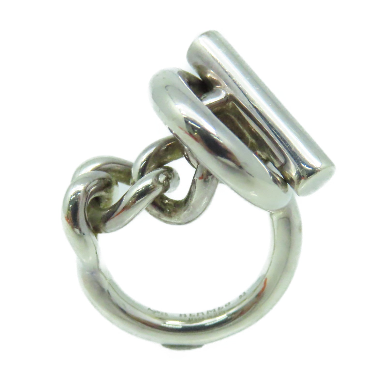 HERMES 925純銀Croisette Ring戒指#53
