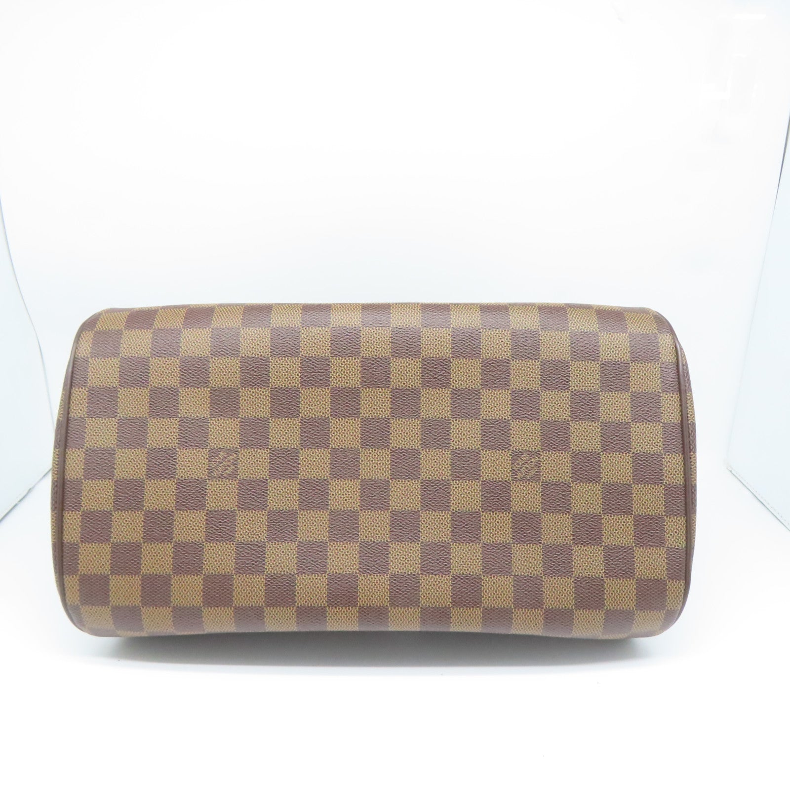 LOUIS VUITTON Damier Ribera MM金扣手挽袋啡色