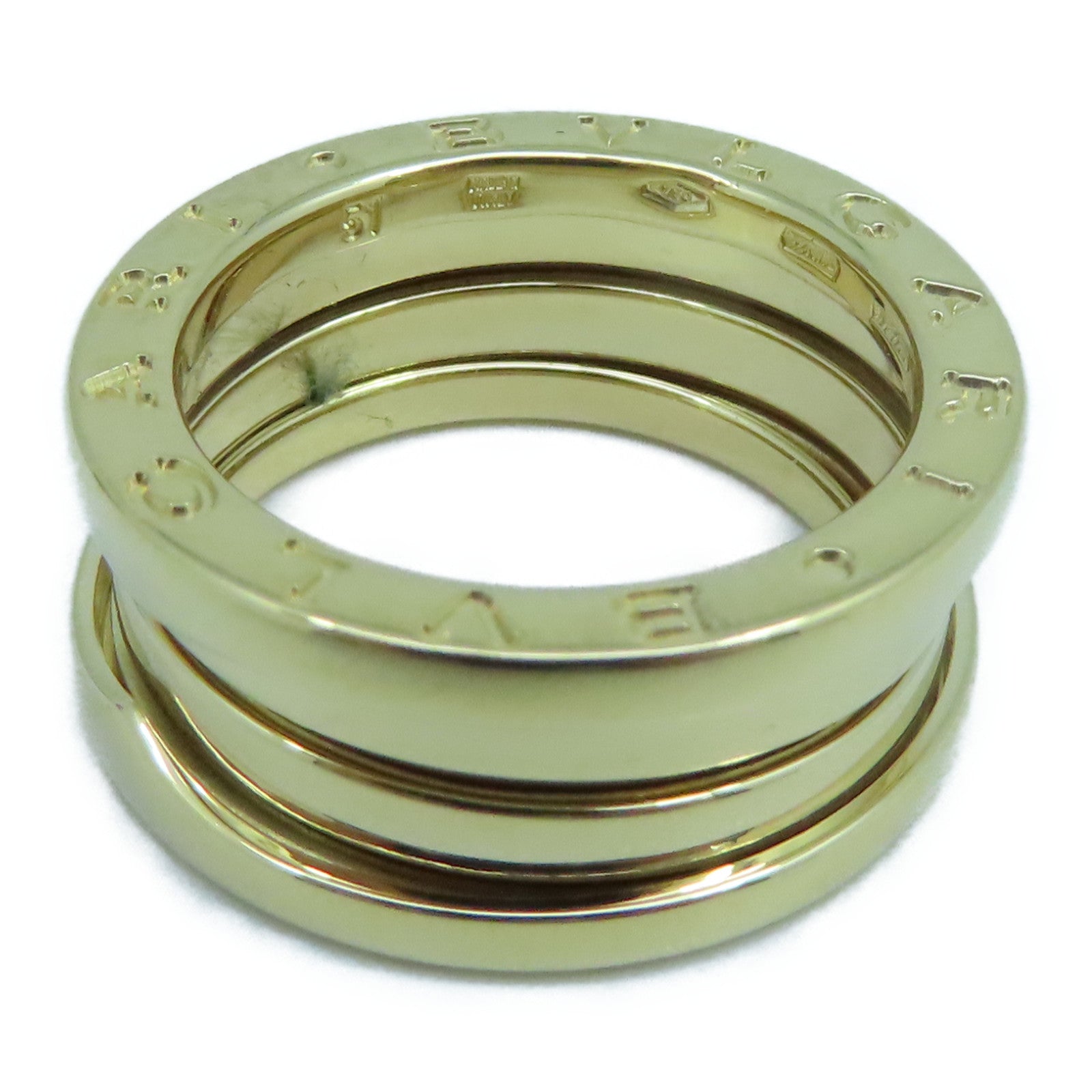 BVLGARI 18K黃金B-zero1 戒指US#5.25/BVLGARI#51