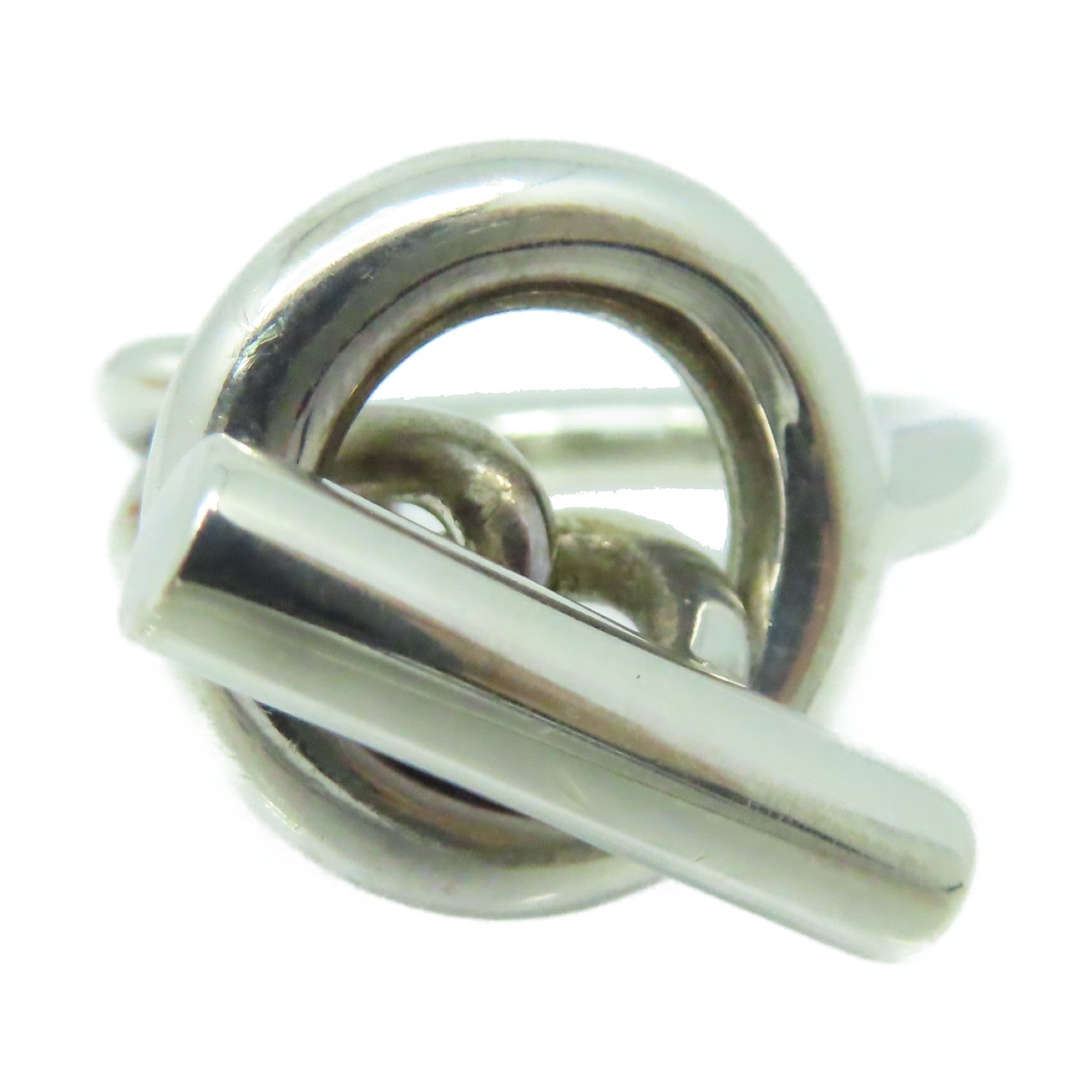 HERMES 925純銀Croisette Ring戒指#53