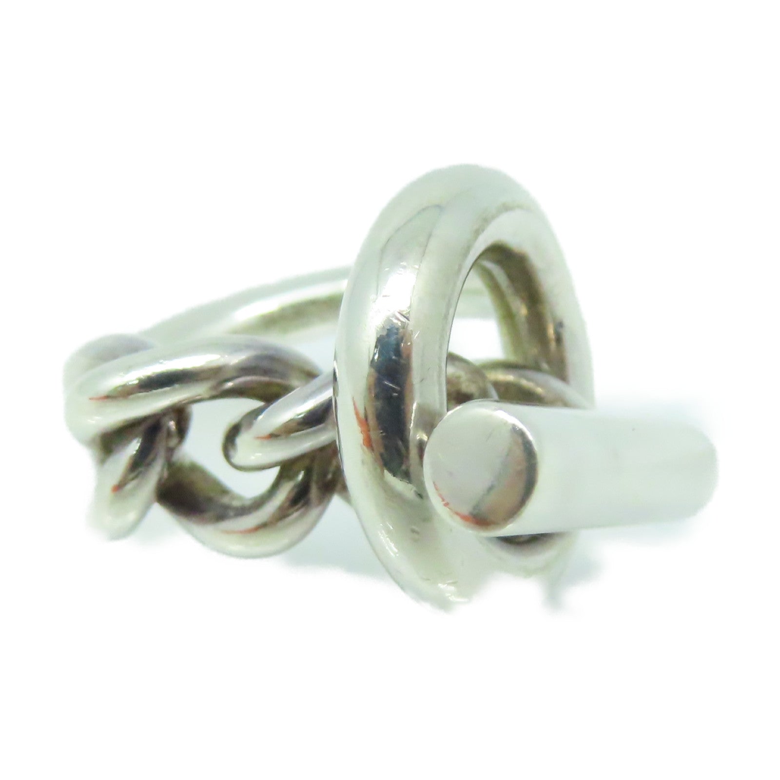 HERMES 925純銀Croisette Ring戒指#53