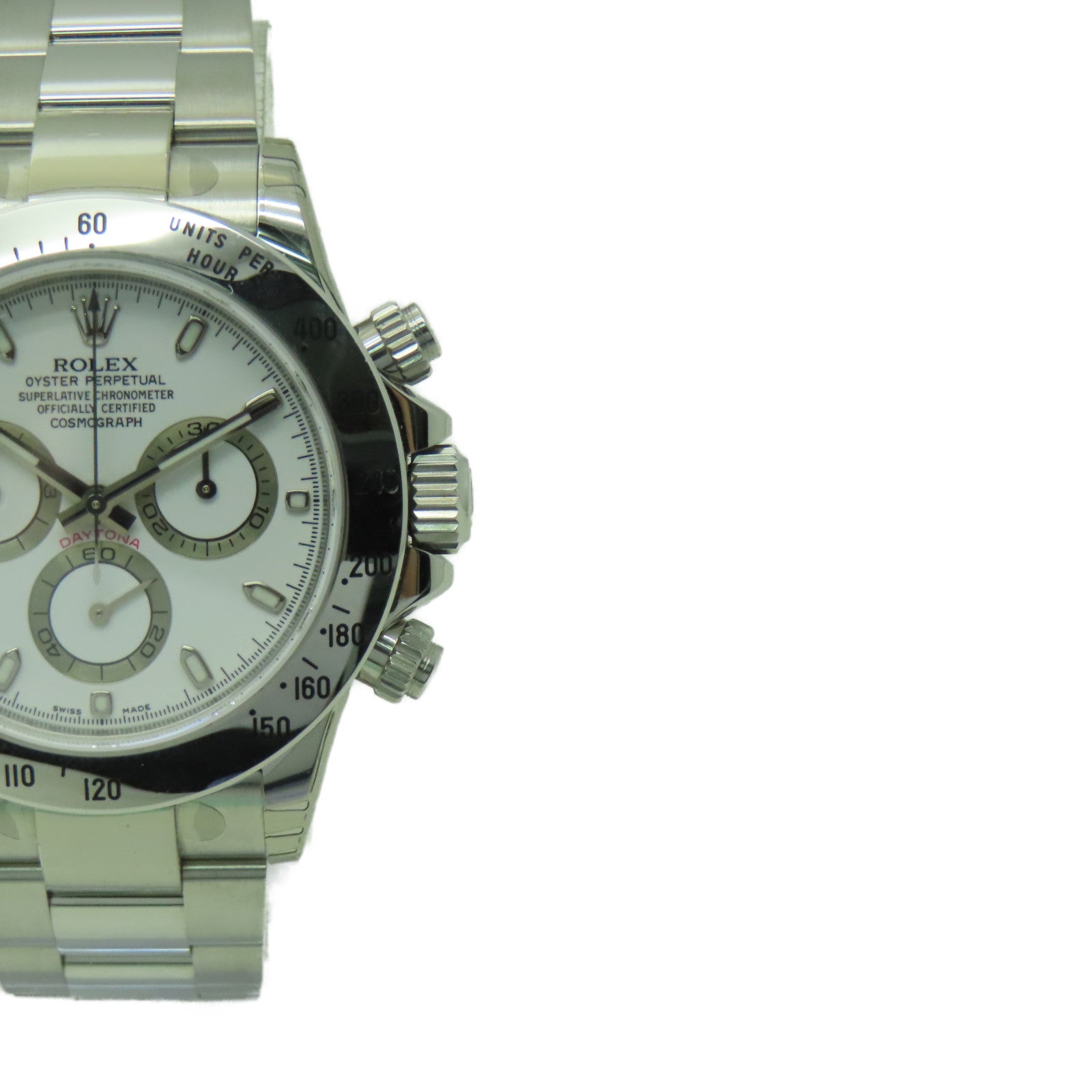ROLEX Daytona不鏽鋼手錶自動機芯白色