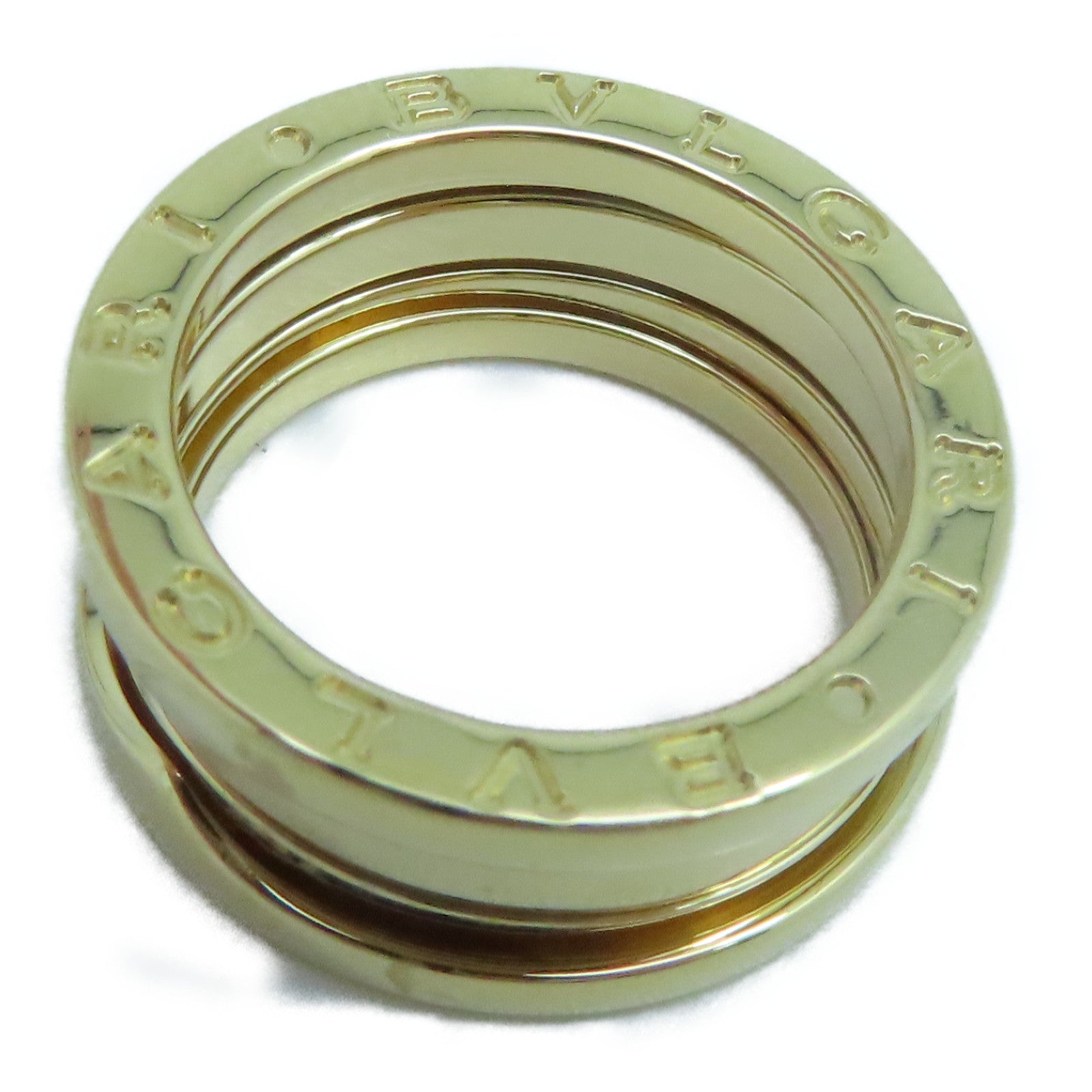 BVLGARI 18K黃金B-zero1 戒指US#5.25/BVLGARI#51