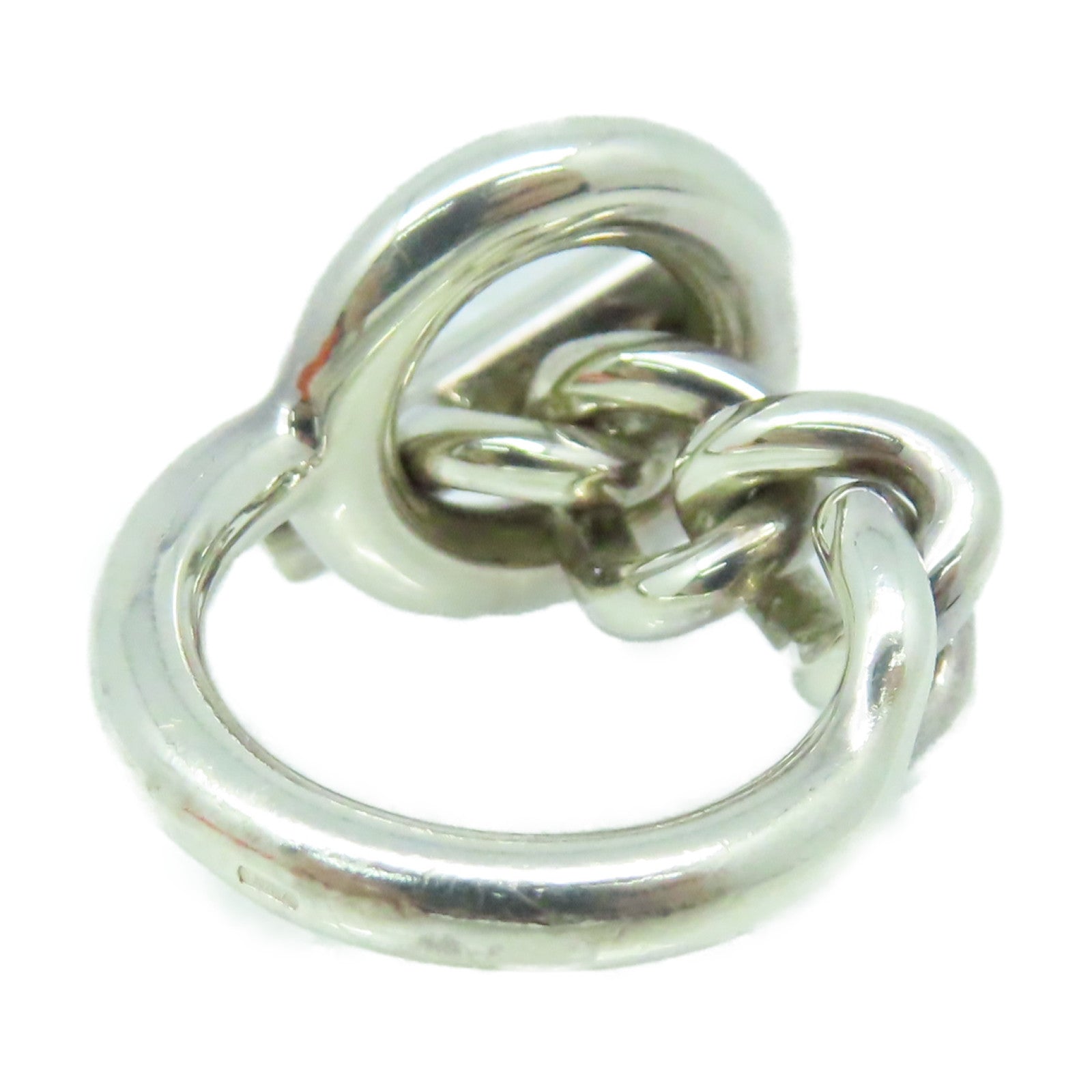 HERMES 925純銀Croisette Ring戒指#53
