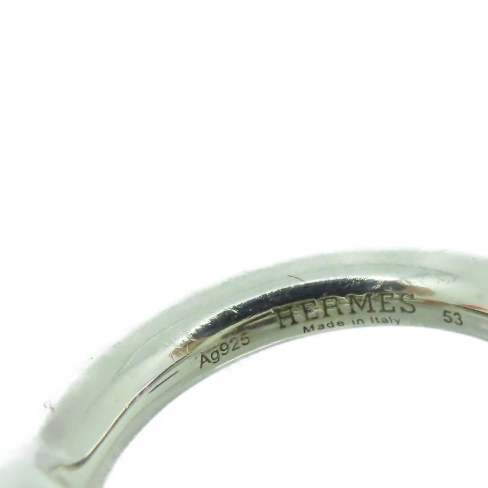 HERMES 925純銀Croisette Ring戒指#53