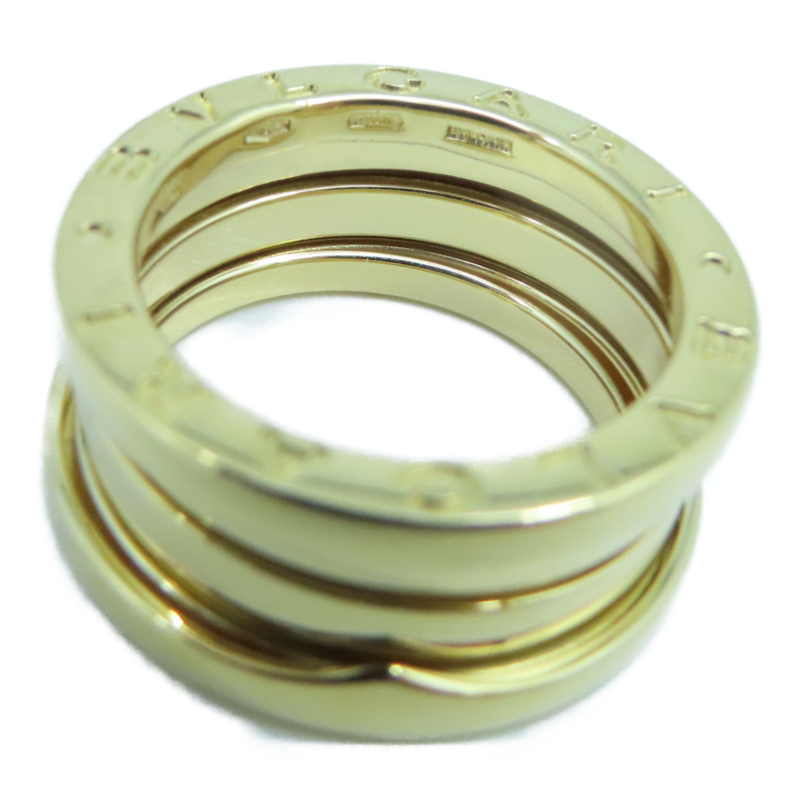 BVLGARI 18K黃金B-zero1 戒指US#5.25/BVLGARI#51