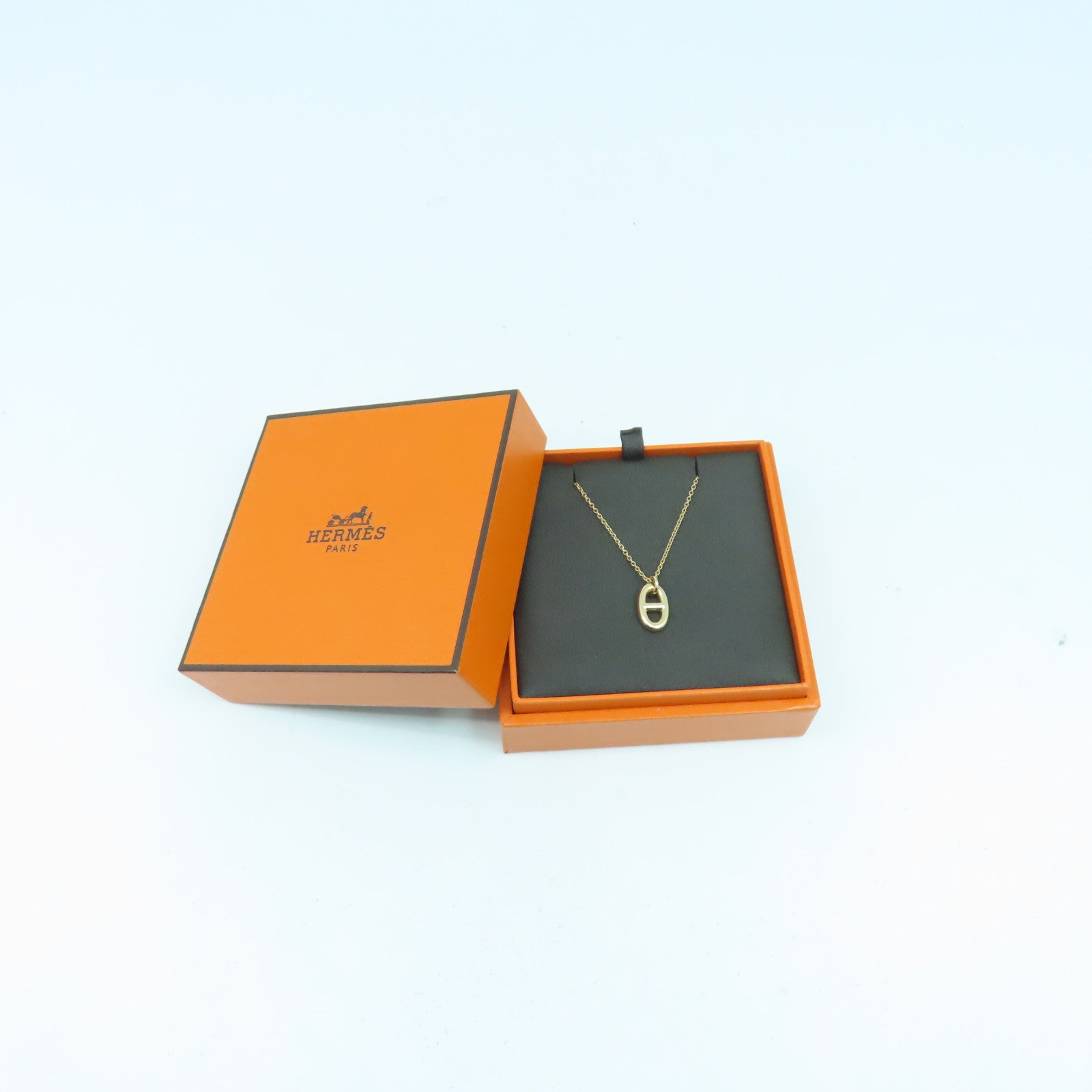 HERMES 18K玫瑰金Pendentif Farandole項鏈