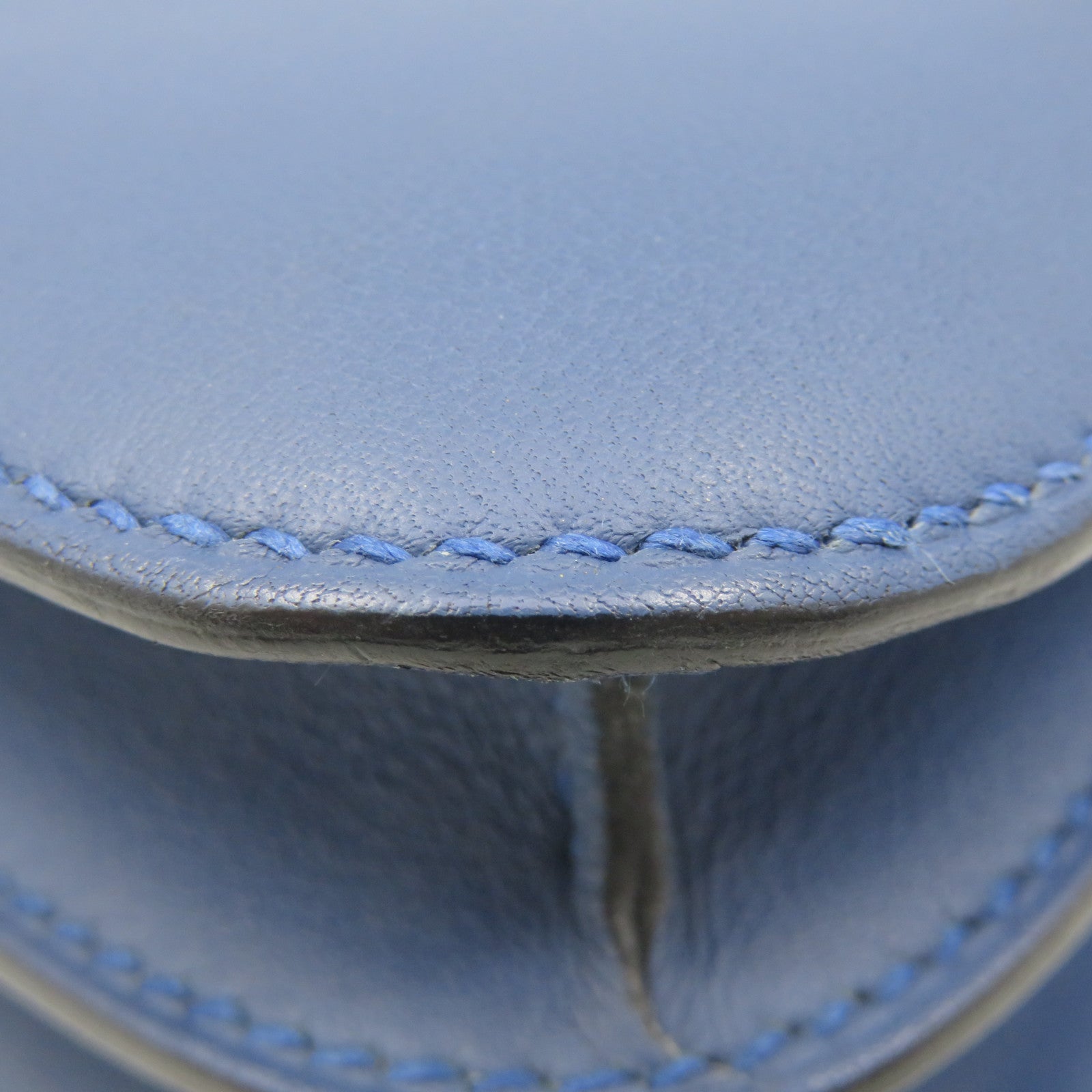 HERMES [Sharp Discount] Swift Leather Constance 24 Shoulder Bag Gold Buckle Shoulder Bag Azur Blue
