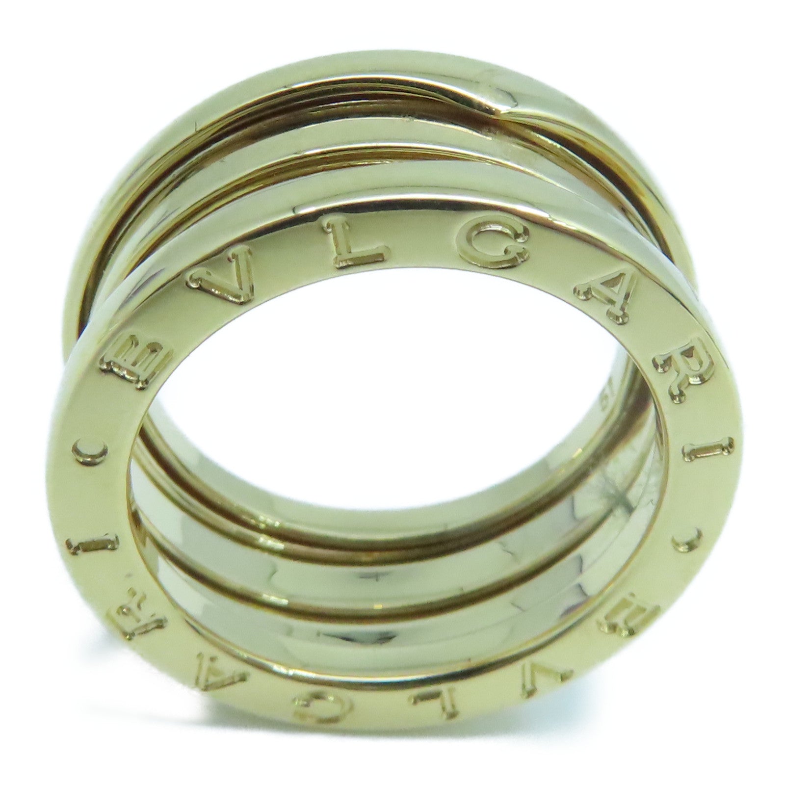 BVLGARI 18K黃金B-zero1 戒指US#5.25/BVLGARI#51