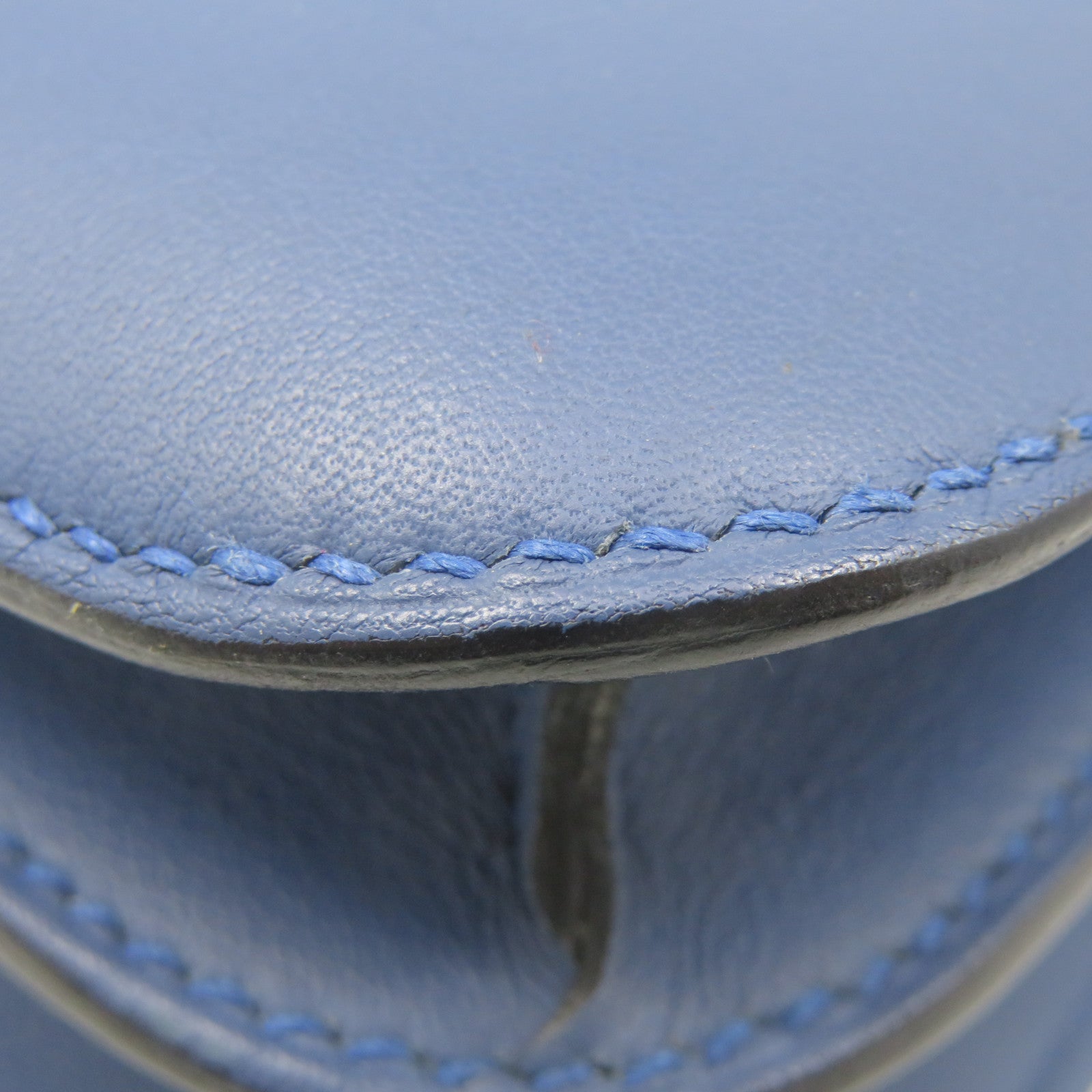HERMES [Sharp Discount] Swift Leather Constance 24 Shoulder Bag Gold Buckle Shoulder Bag Azur Blue