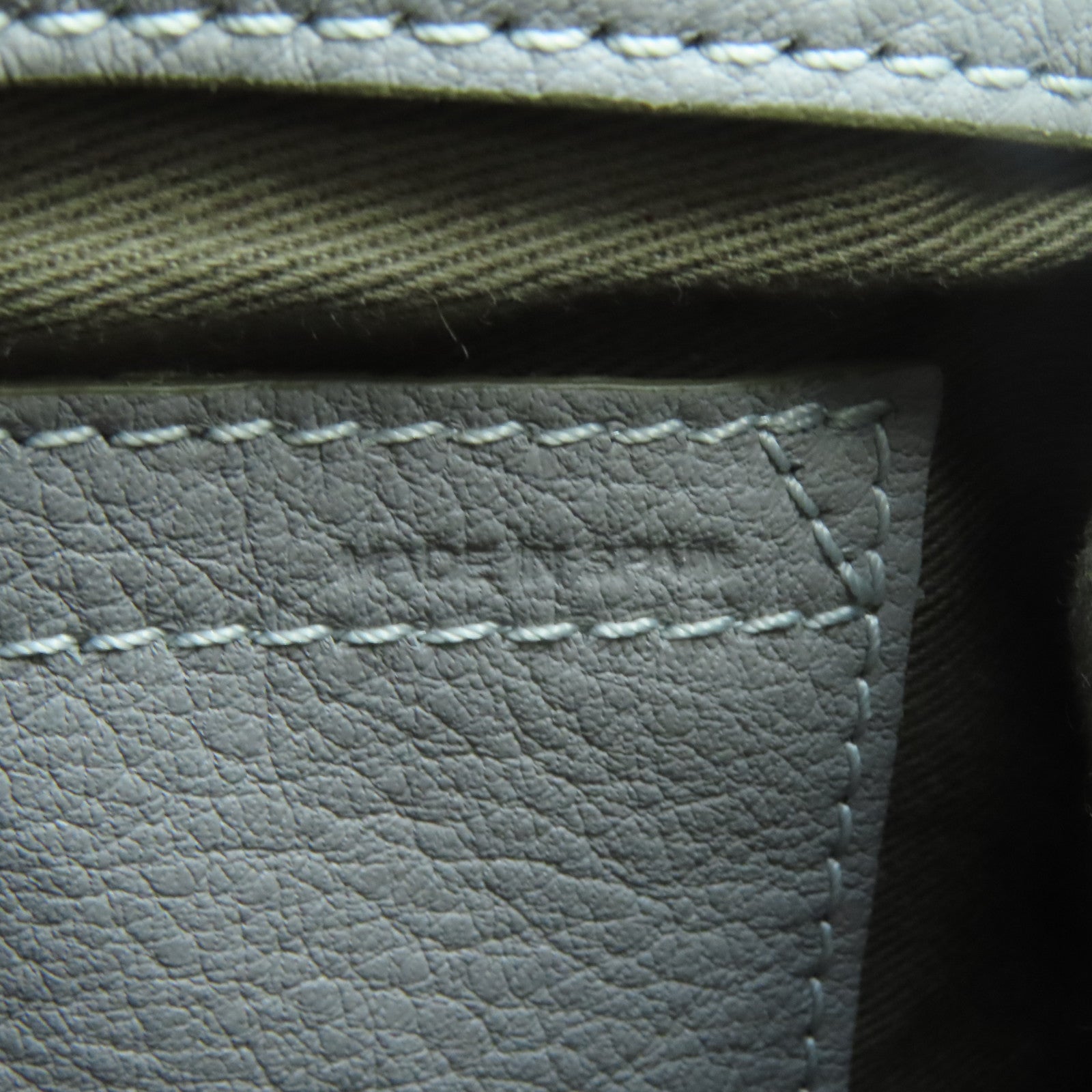 Chloe 牛皮皮革Shoulder Bag金扣肩背袋灰色