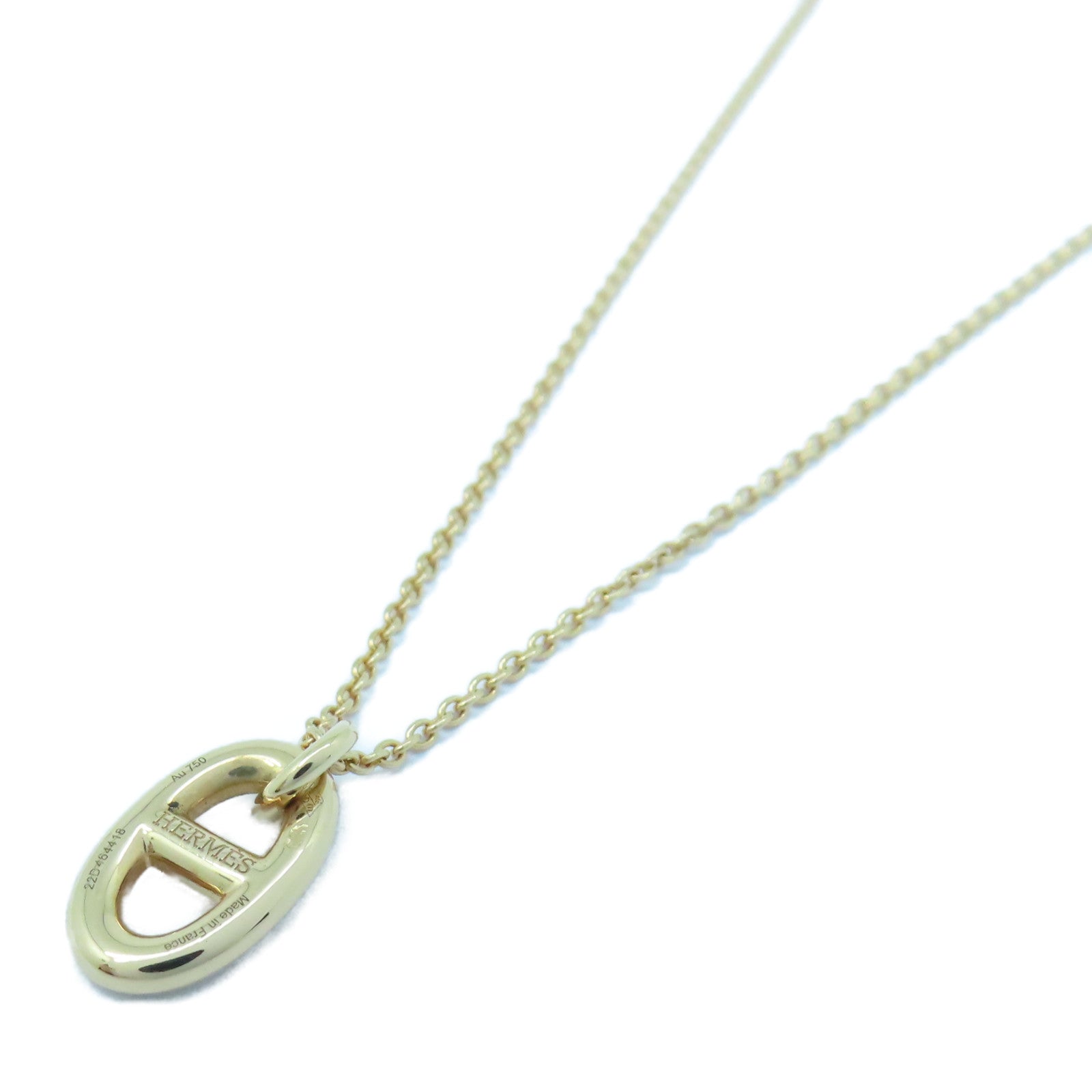 HERMES 18K玫瑰金Pendentif Farandole項鏈