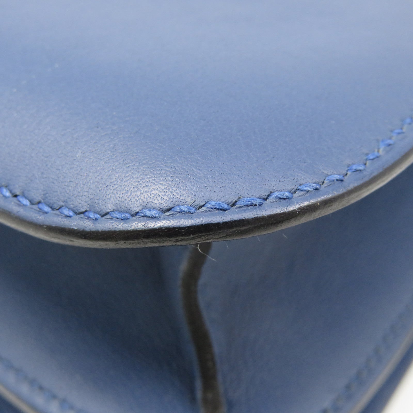 HERMES [Sharp Discount] Swift Leather Constance 24 Shoulder Bag Gold Buckle Shoulder Bag Azur Blue