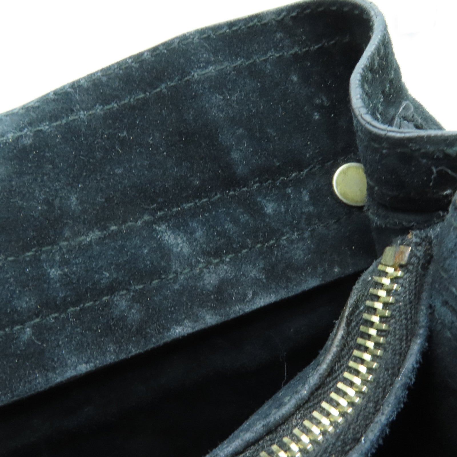 YVES SAINT LAURENT 【激減優惠】牛皮皮革Shoulder Bag手挽肩背兩用袋紫色/黑色