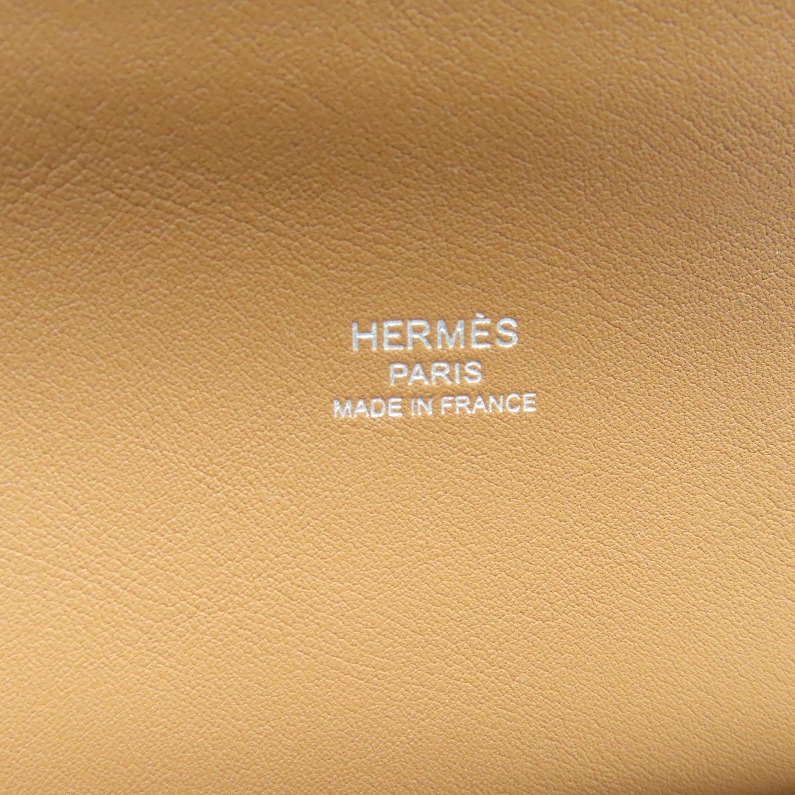 HERMES Swift皮革Maximors銀扣手挽肩背兩用袋棕色