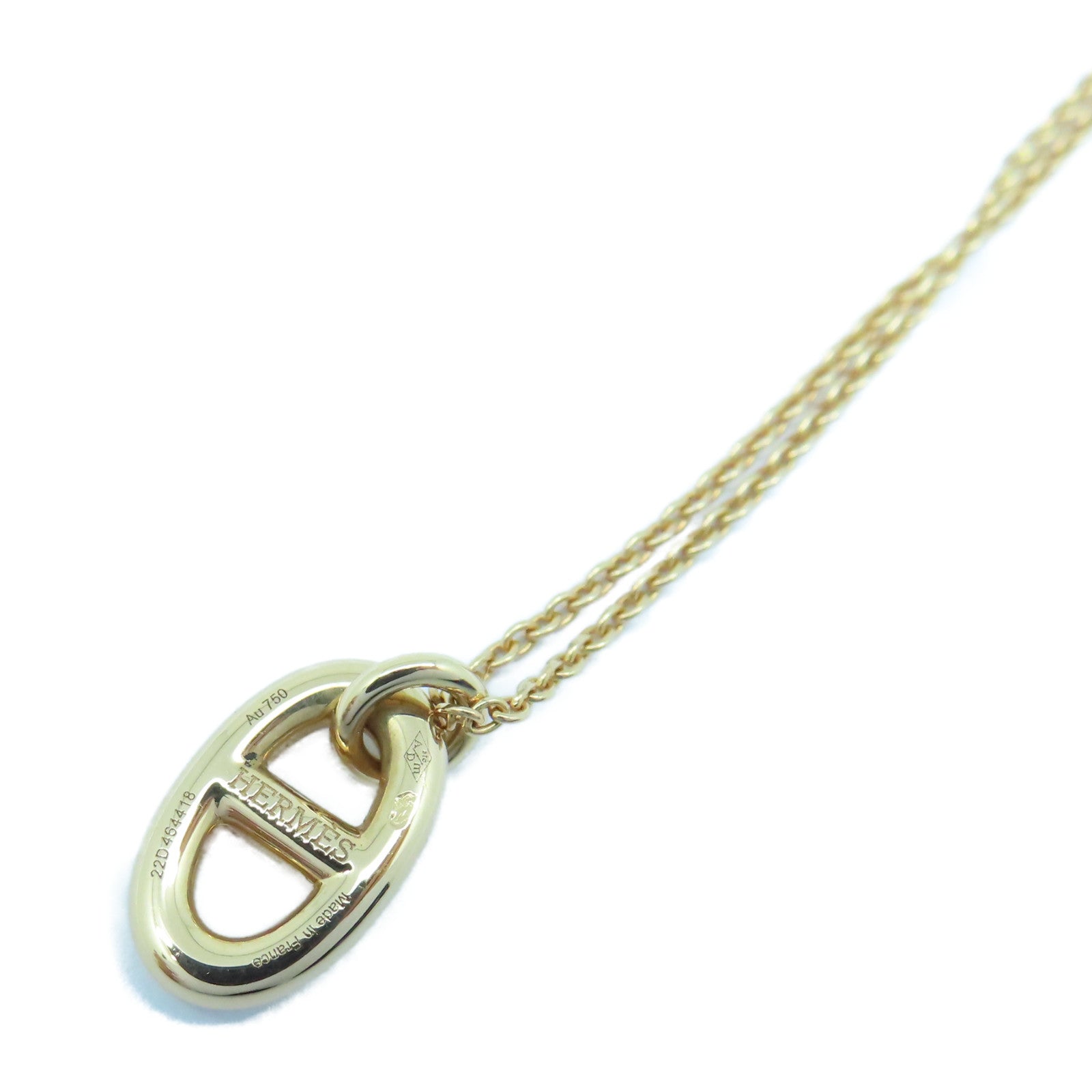 HERMES 18K玫瑰金Pendentif Farandole項鏈