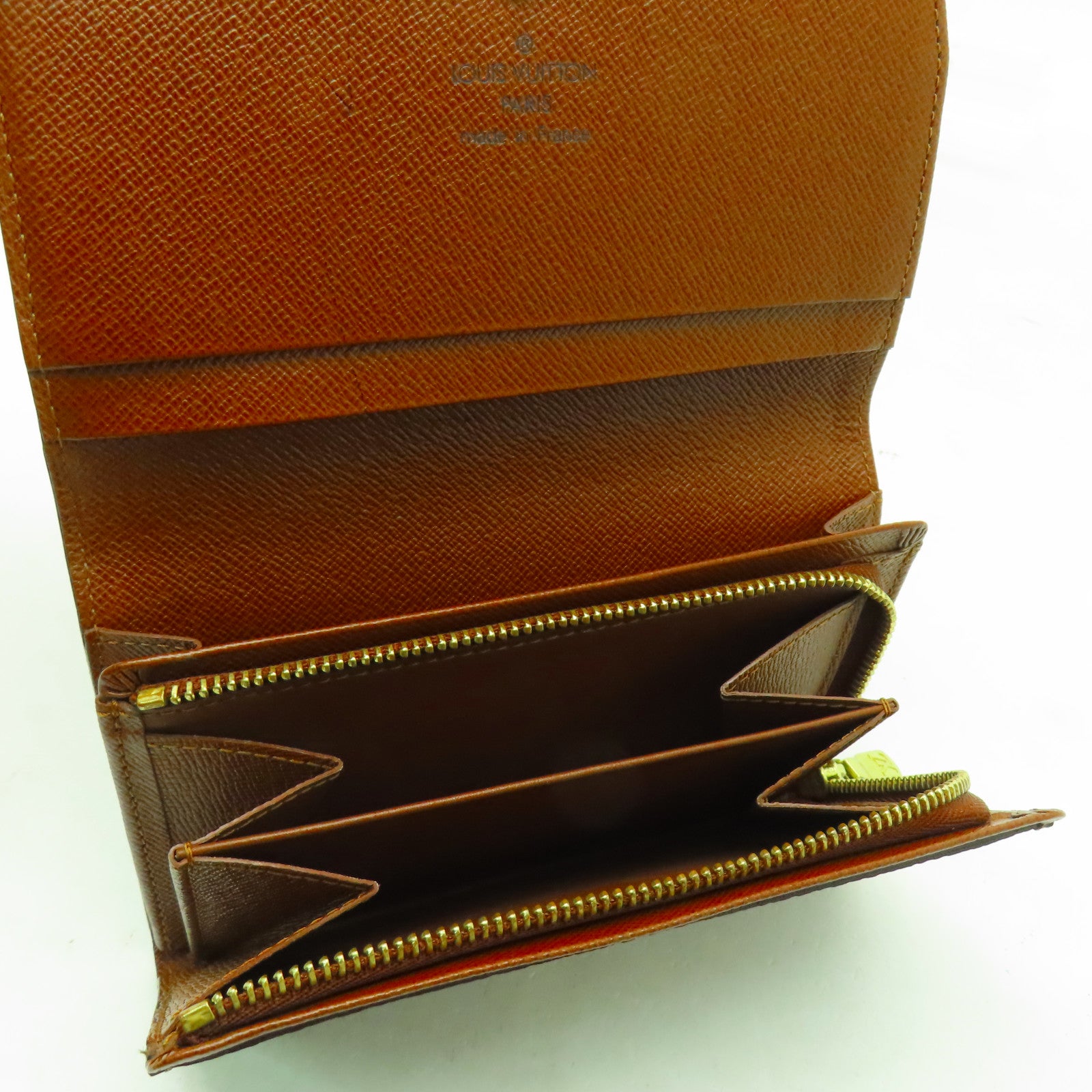 LOUIS VUITTON Monogram Wallet金扣錢包啡色