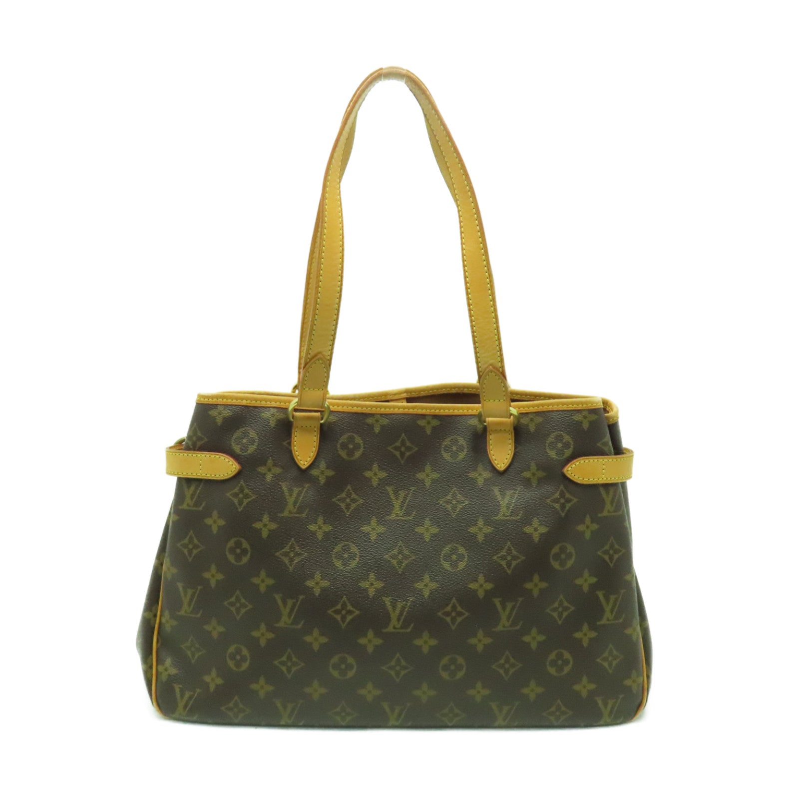 LOUIS VUITTON Monogram Batignolles Horizontal金扣肩背袋棕色