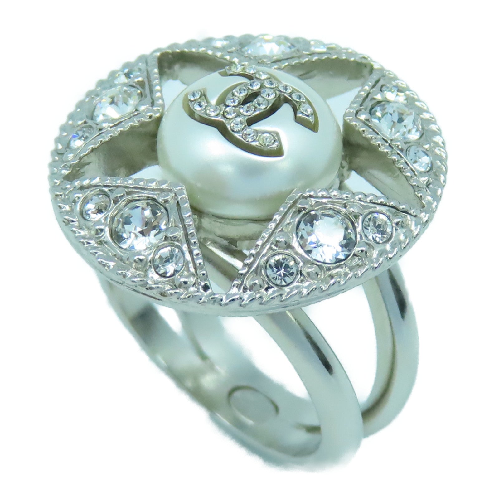 CHANEL 金屬Ring戒指US#6.75