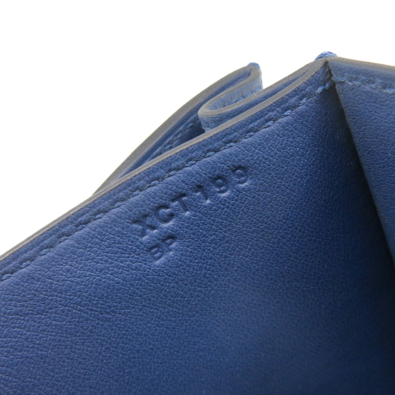 HERMES [Sharp Discount] Swift Leather Constance 24 Shoulder Bag Gold Buckle Shoulder Bag Azur Blue