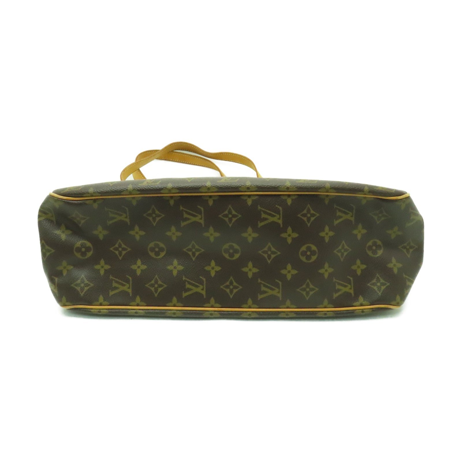 LOUIS VUITTON Monogram Batignolles Horizontal金扣肩背袋棕色