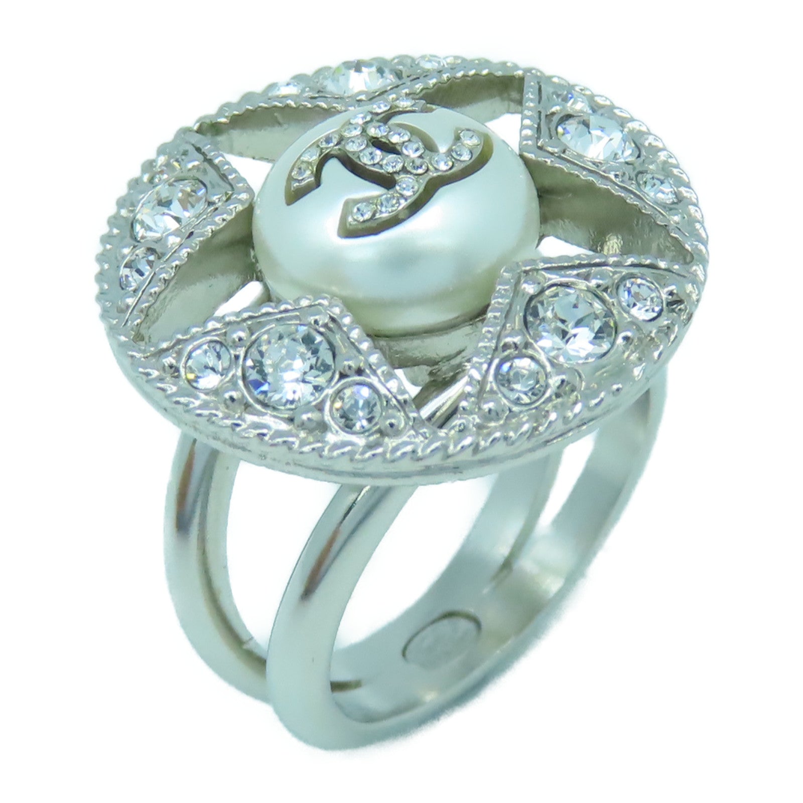 CHANEL 金屬Ring戒指US#6.75