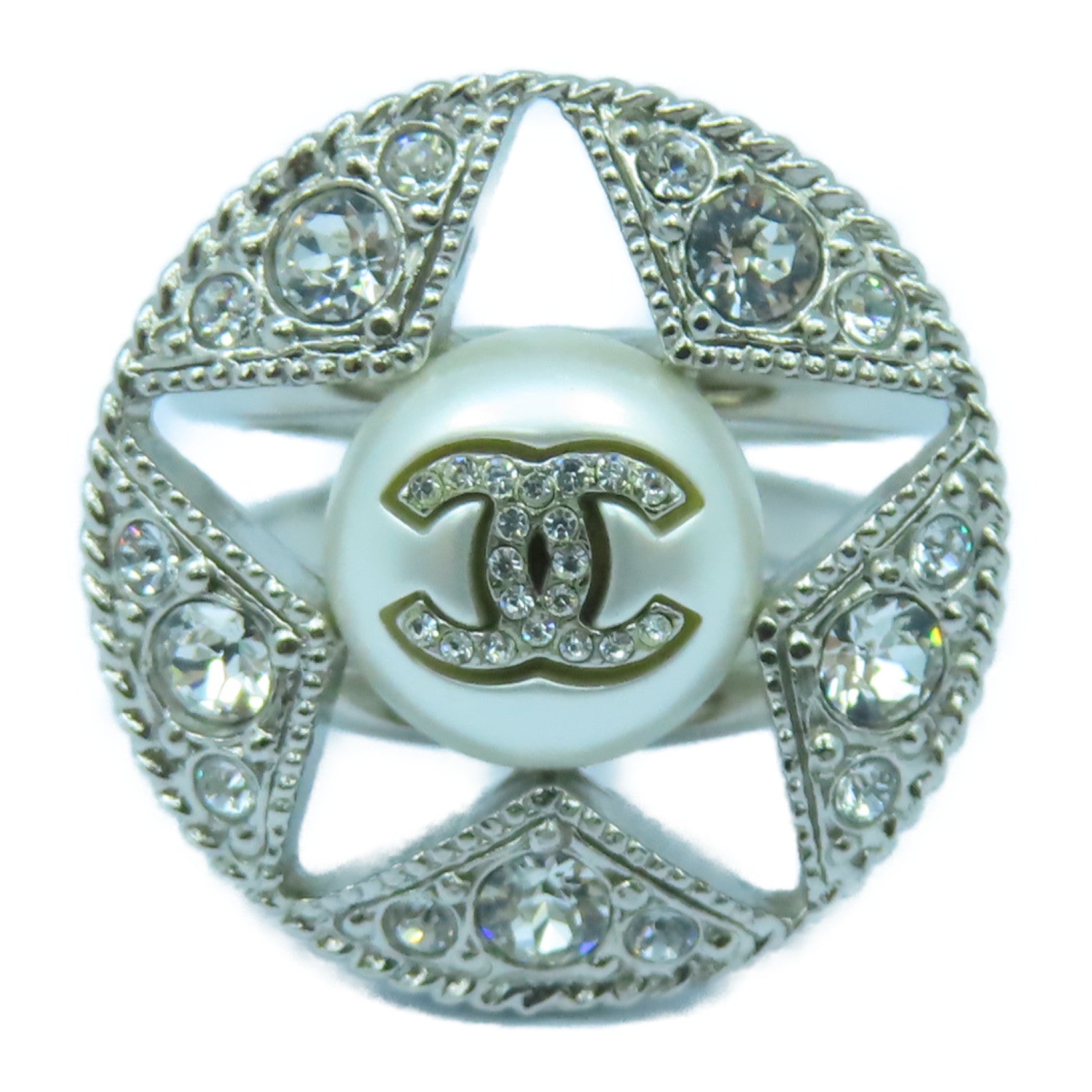 CHANEL 金屬Ring戒指US#6.75