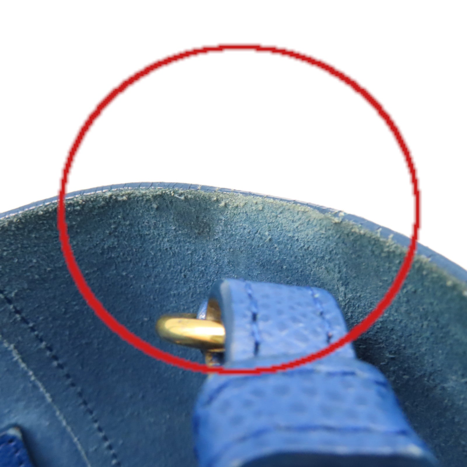 CELINE 牛皮皮革Cabas Bag手挽肩背兩用袋藍色