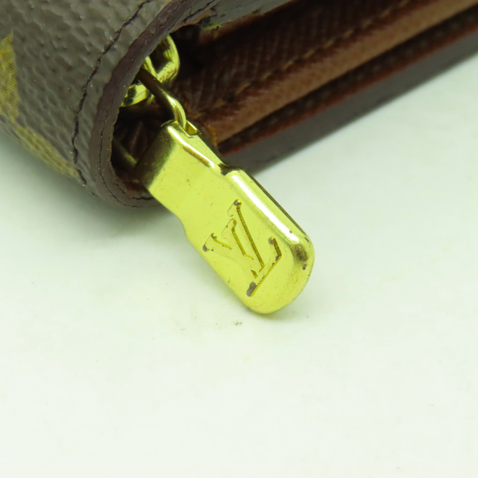 LOUIS VUITTON Monogram Wallet金扣錢包啡色