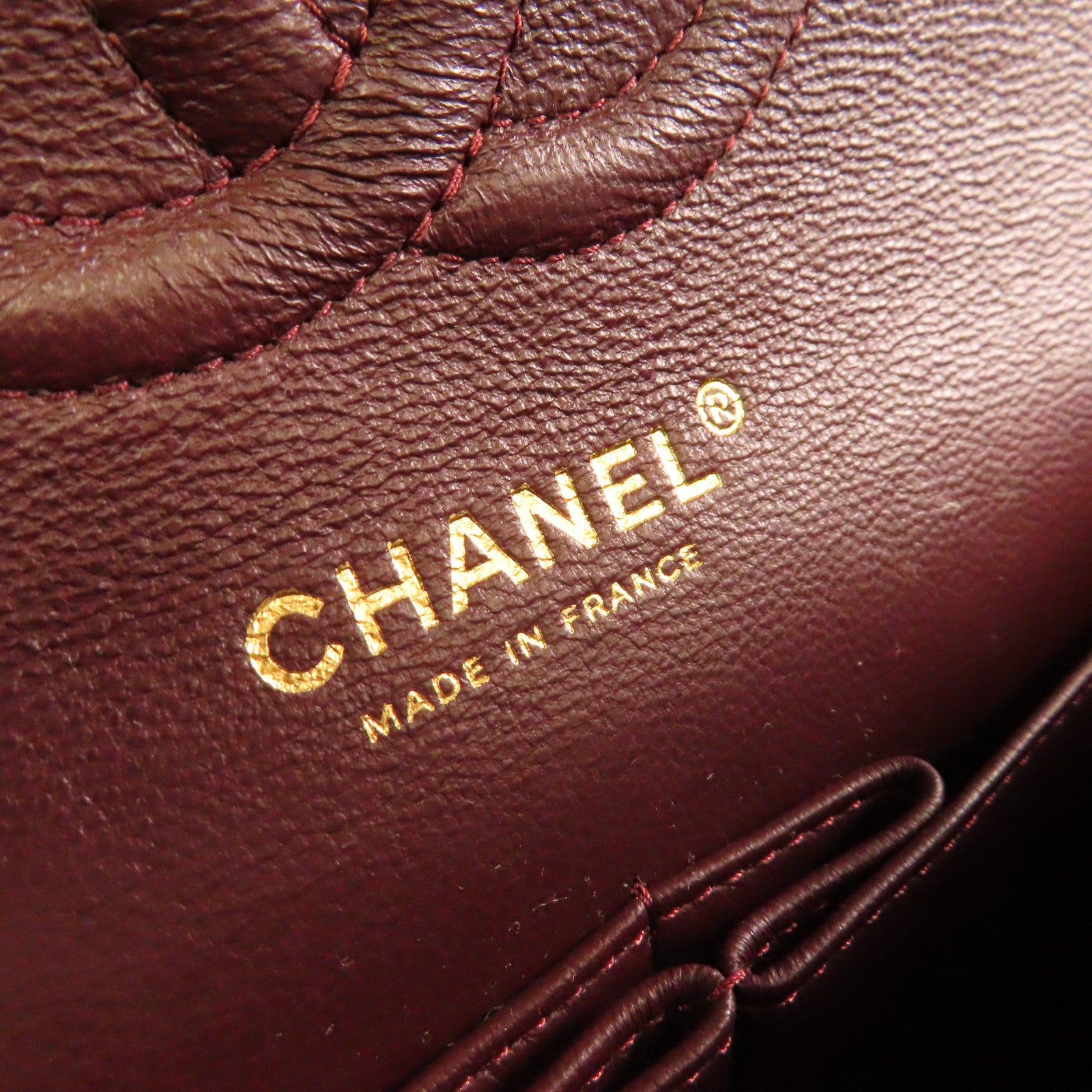 CHANEL 菱格羊皮皮革Classic 25 Chain Shoulder Bag金扣鏈帶肩背袋黑色